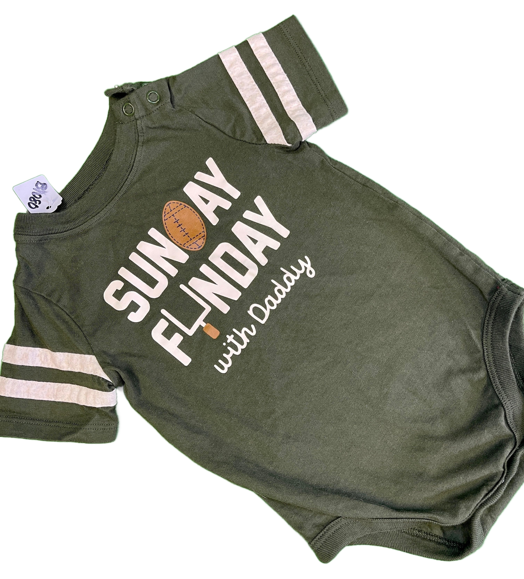 American Football "Sunday Funday with Daddy" Bodysuit/Vest 12 Months