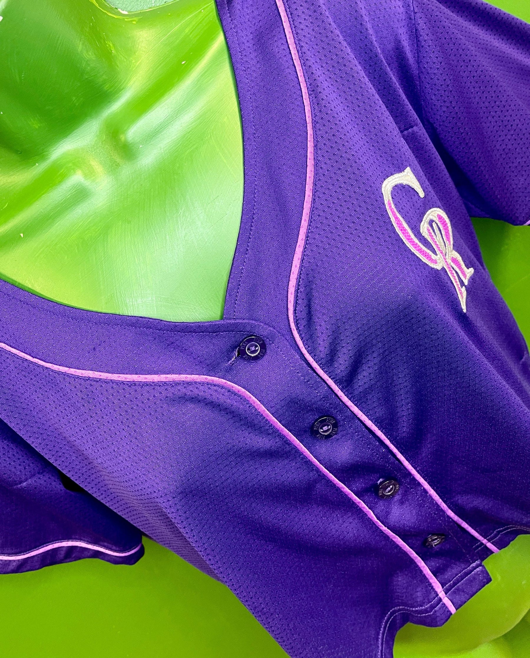 MLB Colorado Rockies Victoria's Secret Crop Top Jersey Women's Small