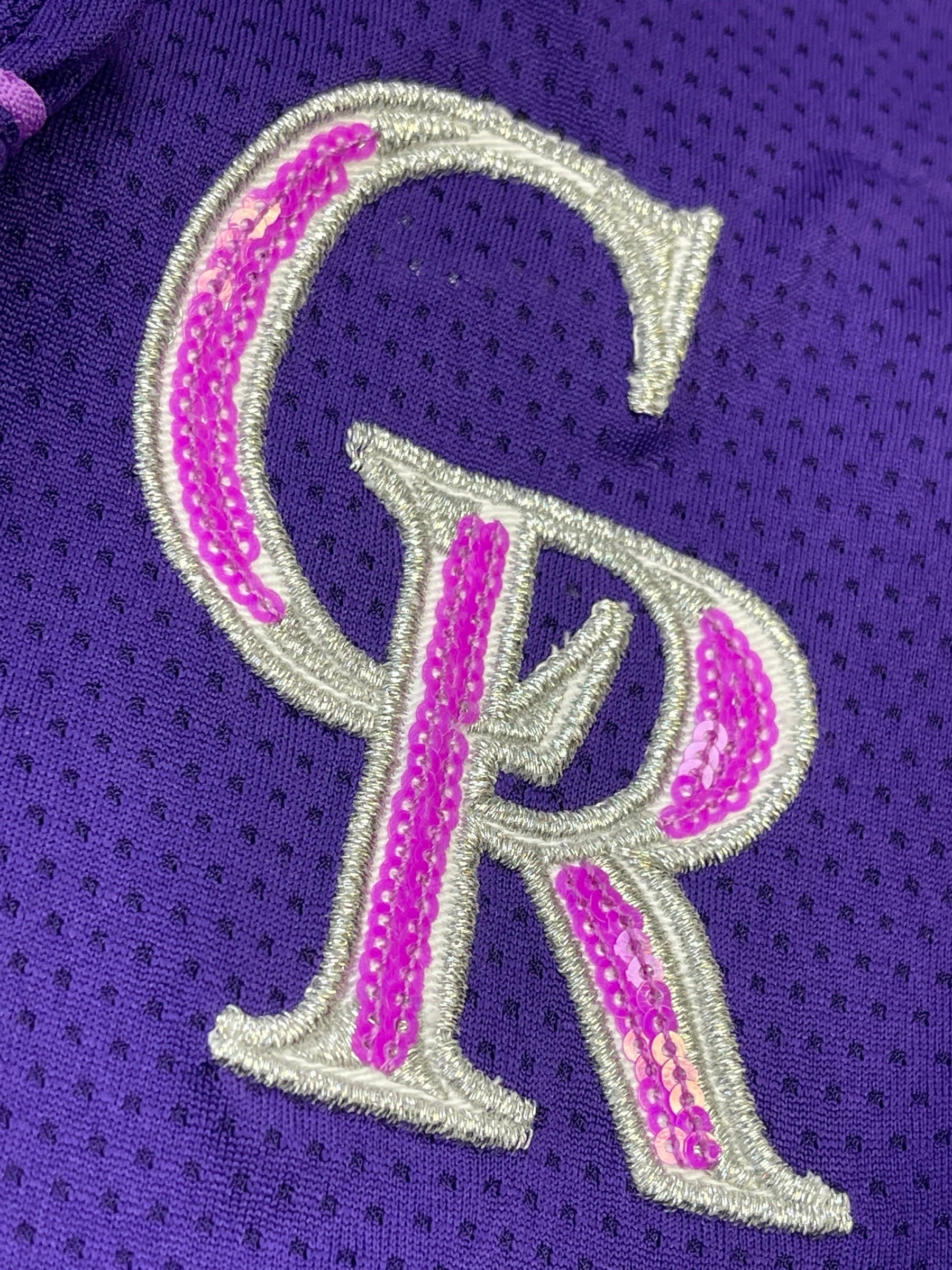 MLB Colorado Rockies Victoria's Secret Crop Top Jersey Women's Small