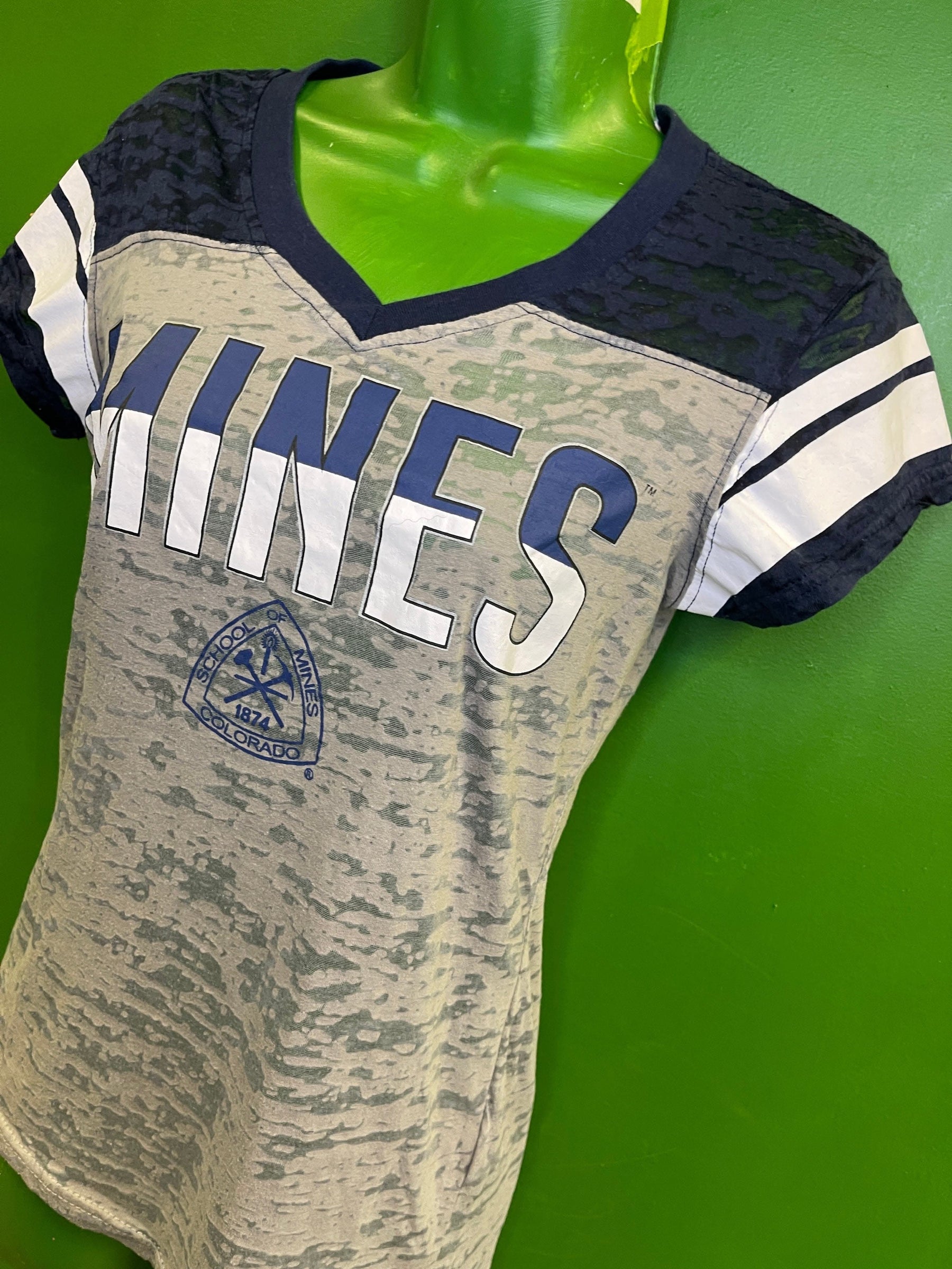 NCAA Colorado School of Mines Orediggers Burnout T-Shirt Women's Medium