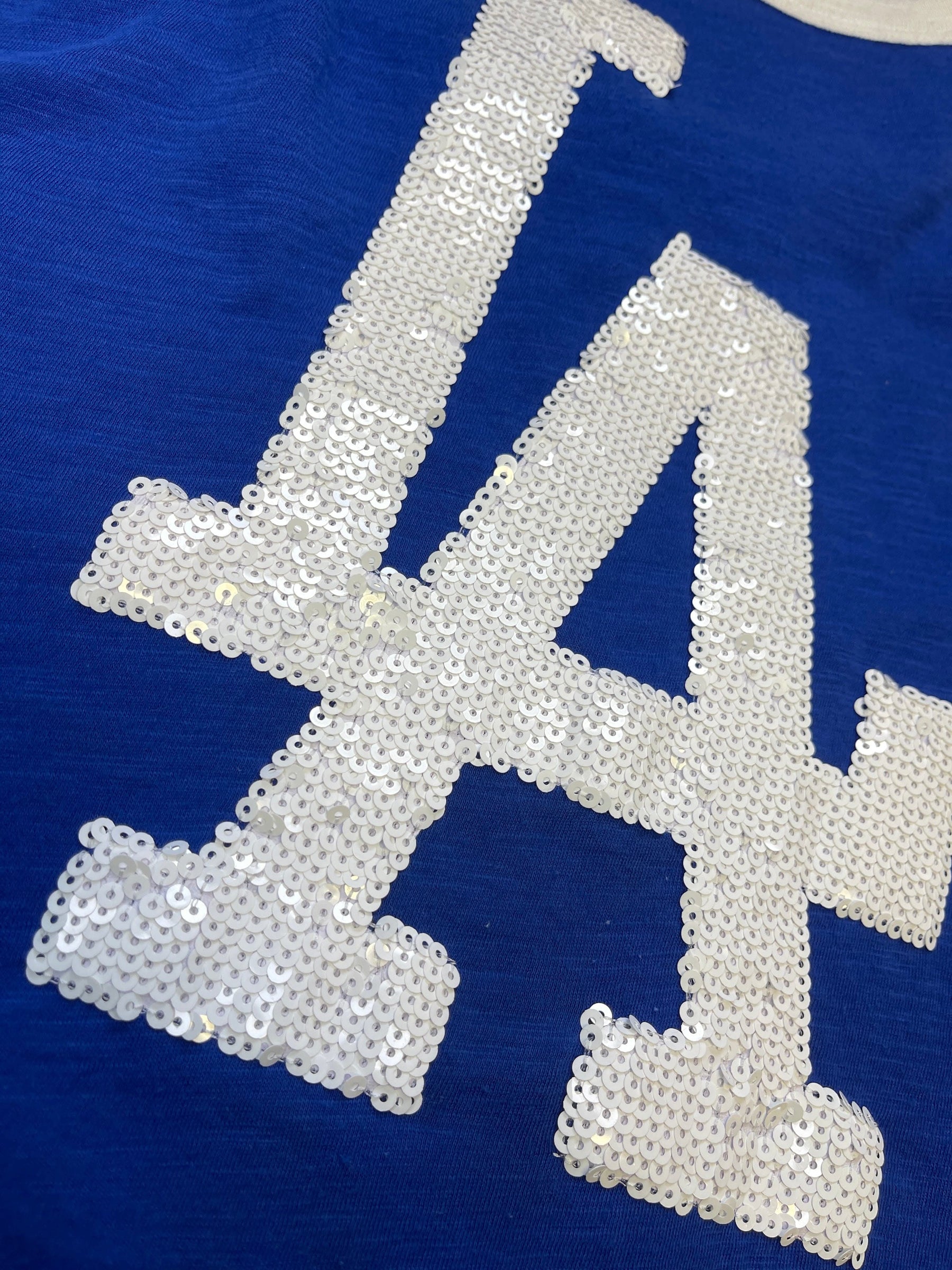 MLB Los Angeles Dodgers Victoria's Secret Tank Top Vest Sequins Women's Small