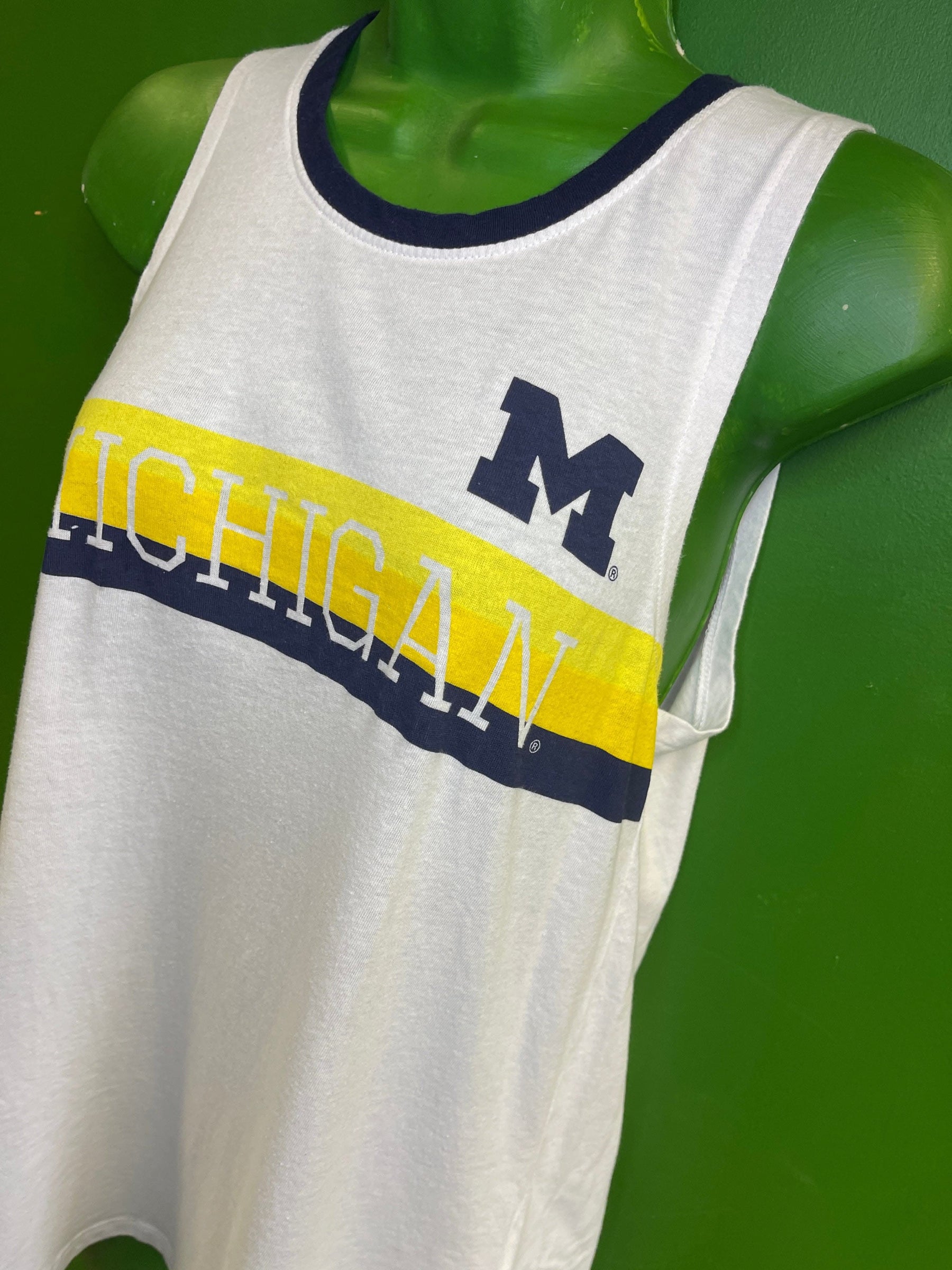 NCAA Michigan Wolverines Rivalry Threads Racerback Tank Top Women's Small