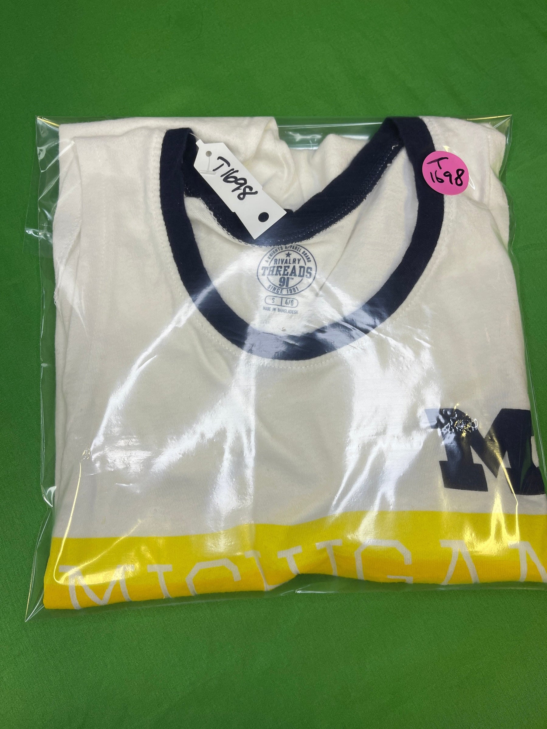 NCAA Michigan Wolverines Rivalry Threads Racerback Tank Top Women's Small