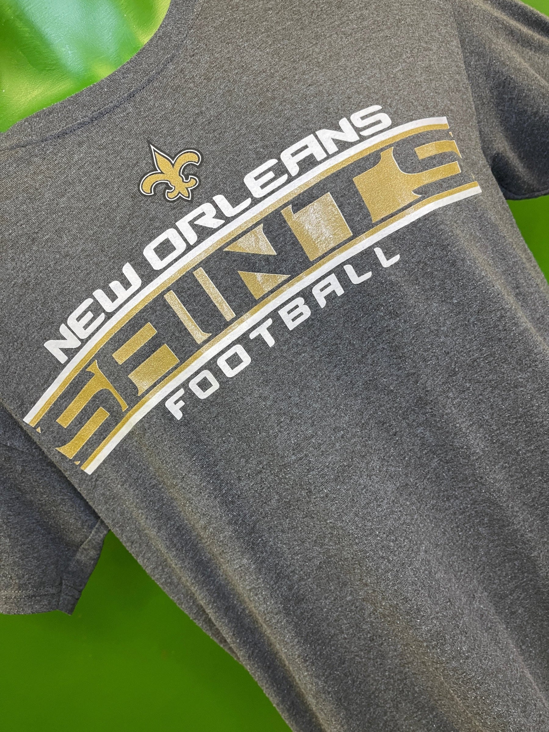 NFL New Orleans Saints Charcoal T-Shirt Men's Medium