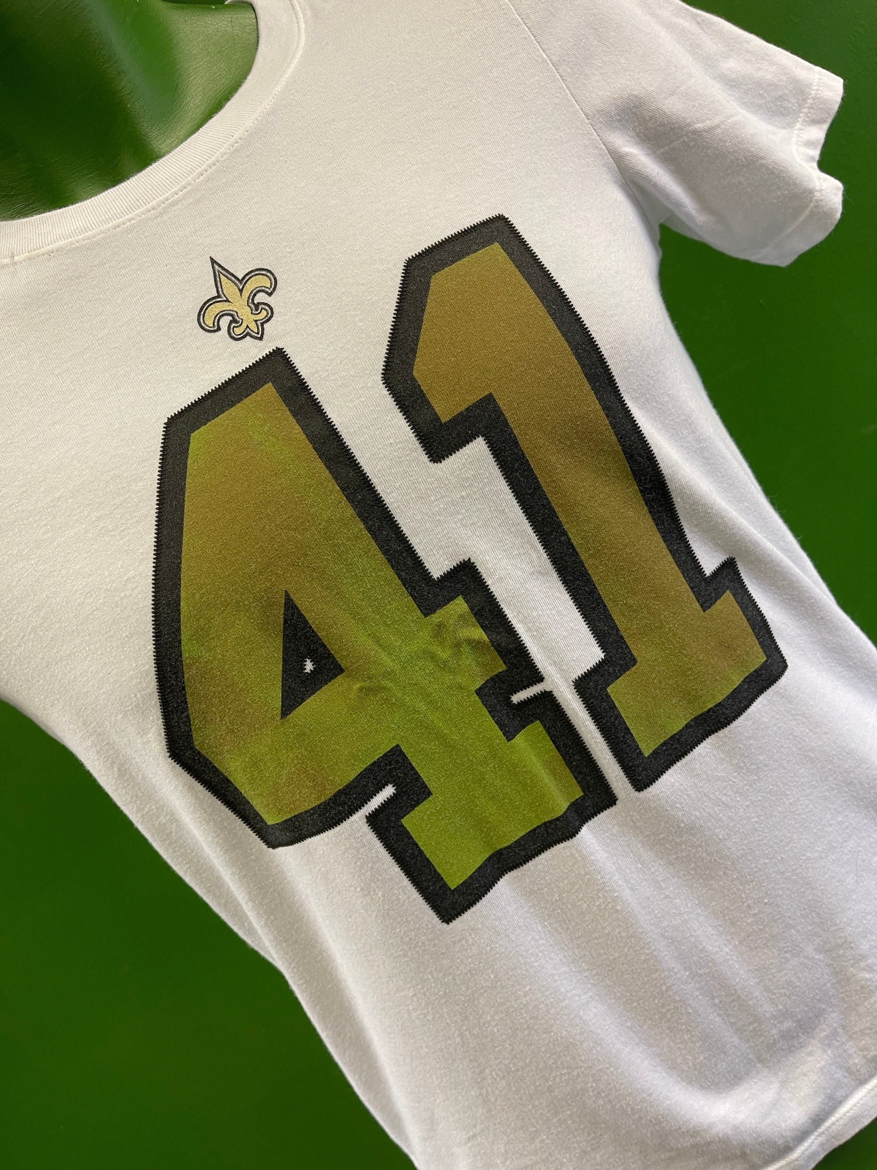 NFL New Orleans Saints Alvin Kamara #41 T-Shirt Youth Medium 10-12