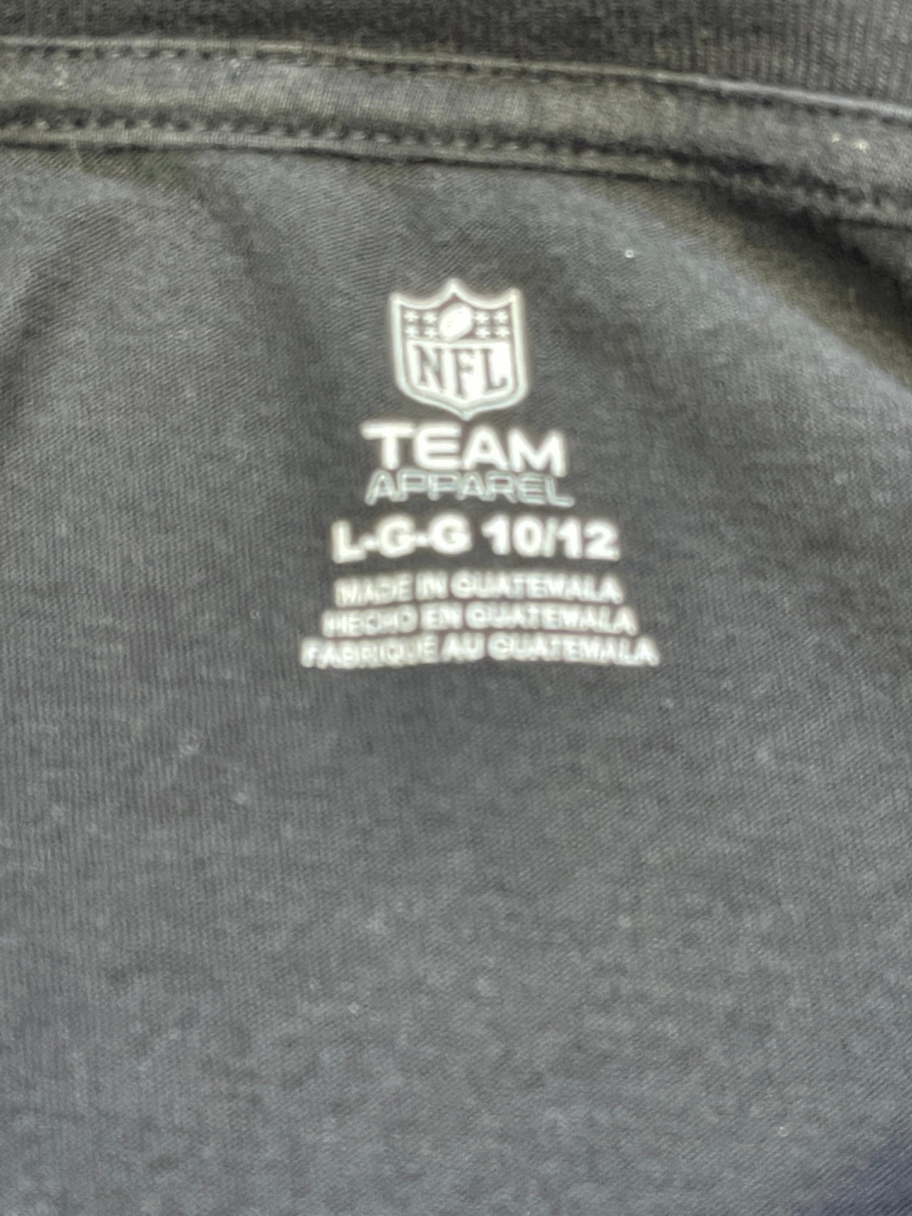 NFL New Orleans Saints L/S Black T-Shirt Youth Medium 10-12