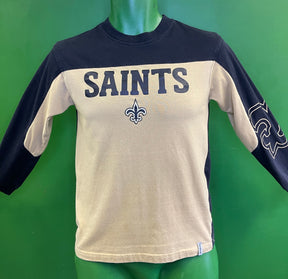 NFL New Orleans Saints Reebok Vintage L/S T-Shirt Youth Medium 10-12