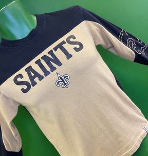 NFL New Orleans Saints Reebok Vintage L/S T-Shirt Youth Medium 10-12