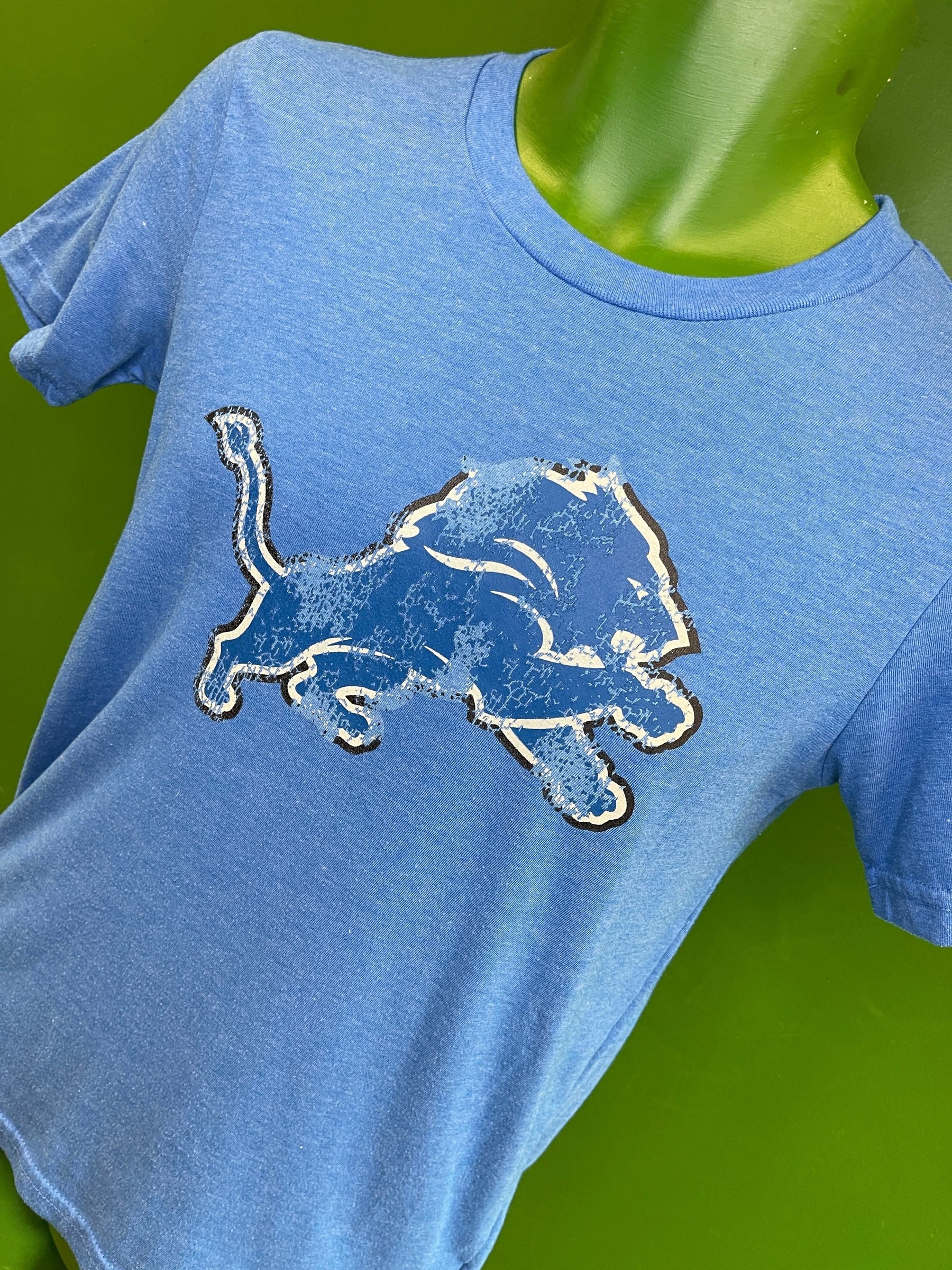 NFL Detroit Lions Tri-Blend T-Shirt Youth Medium 10-12