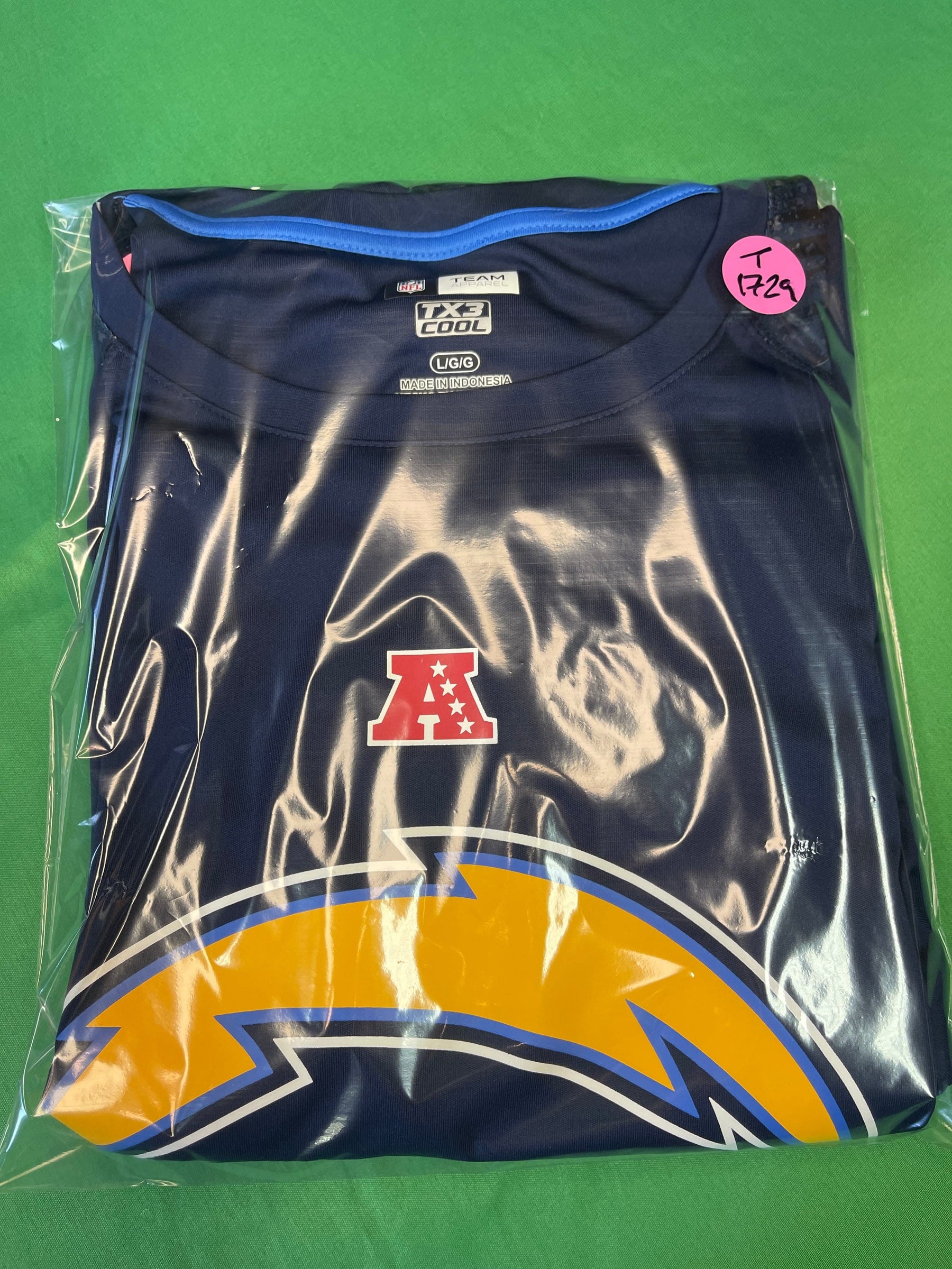 NFL Los Angeles Chargers TX3 Cool L/S T-Shirt Men's Large