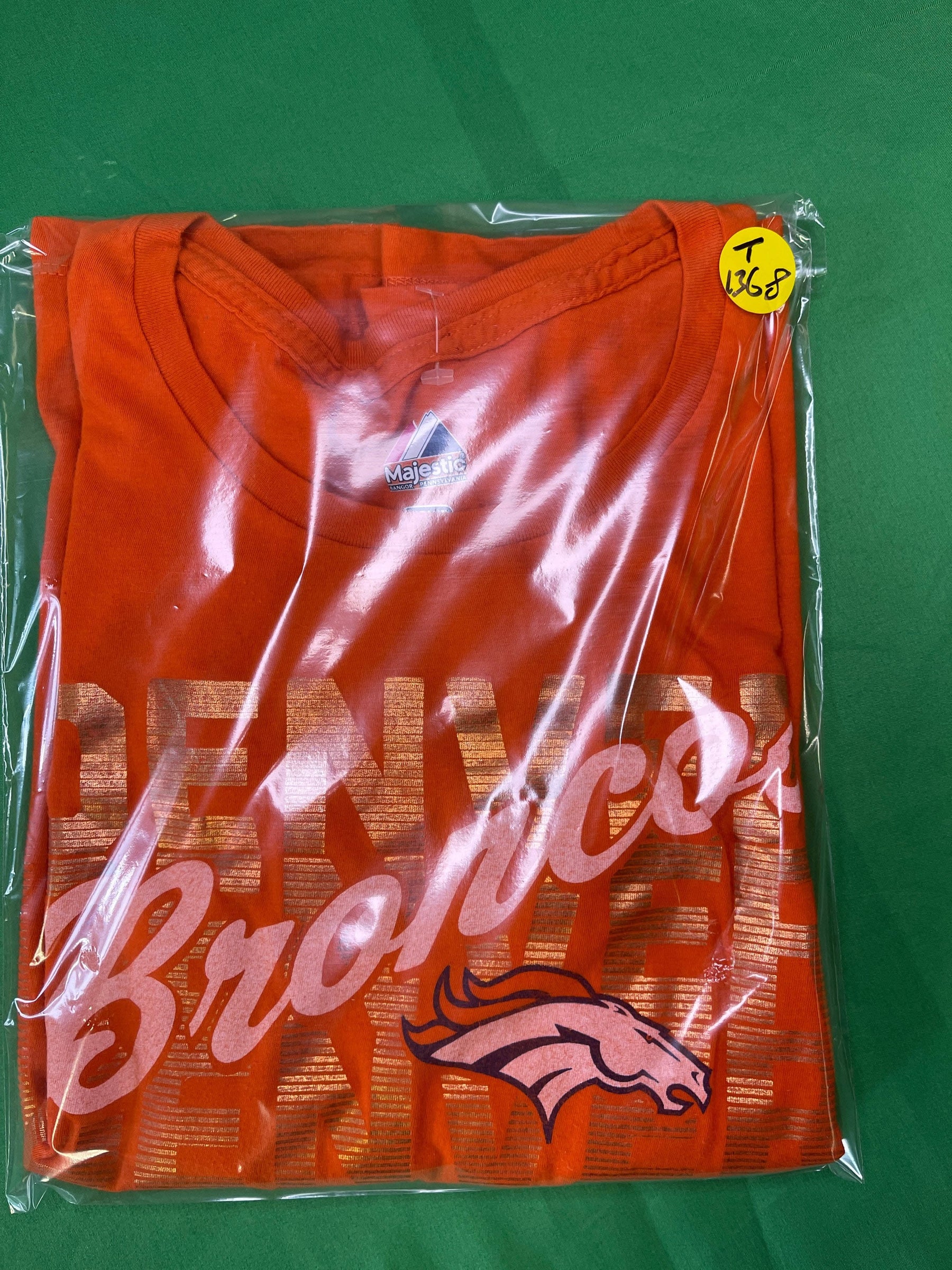 NFL Denver Broncos Majestic Orange T-Shirt Women's Small