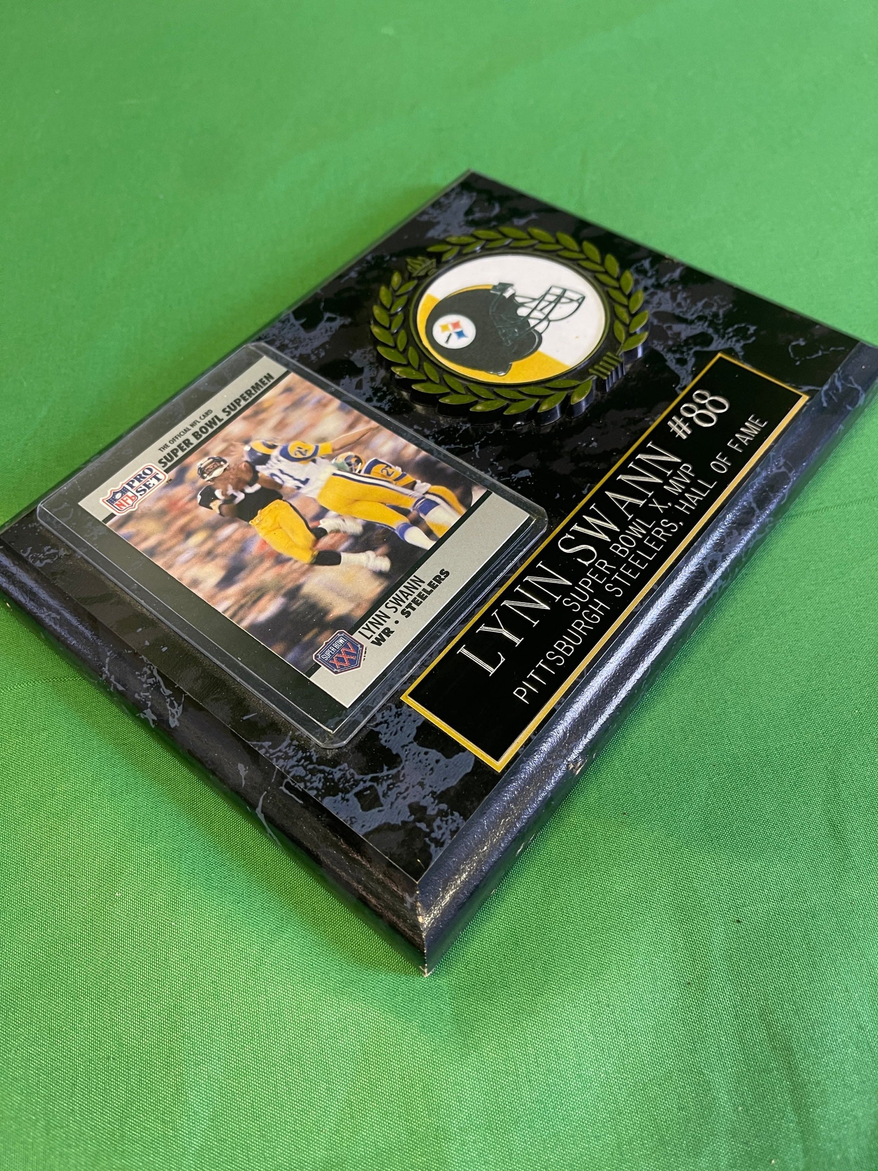 NFL Pittsburgh Steelers Lynn Swann #88 Commerative Plaque Fan Cave!