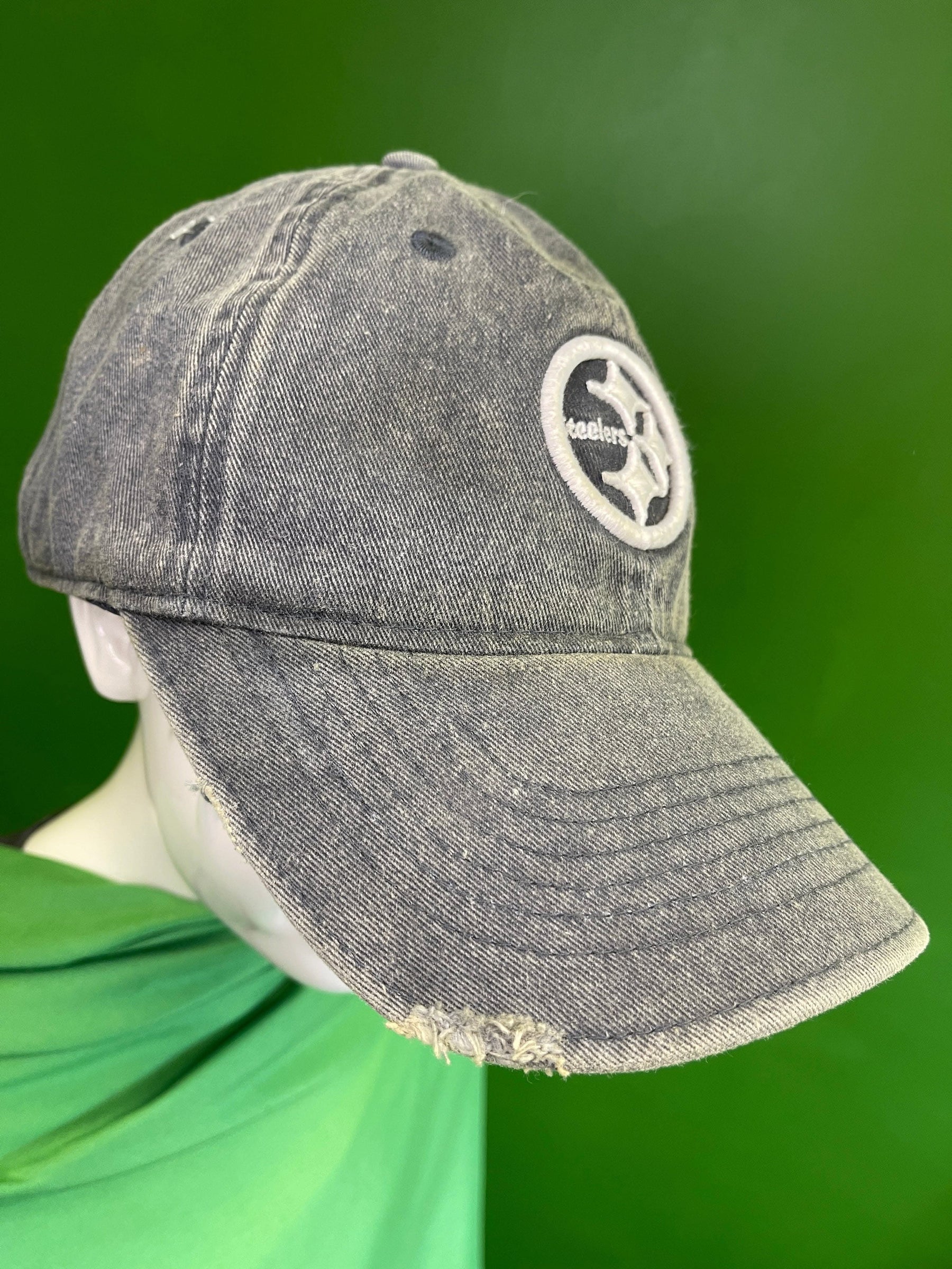 NFL Pittsburgh Steelers Weathered Grey Hat/Cap Men's OSFA