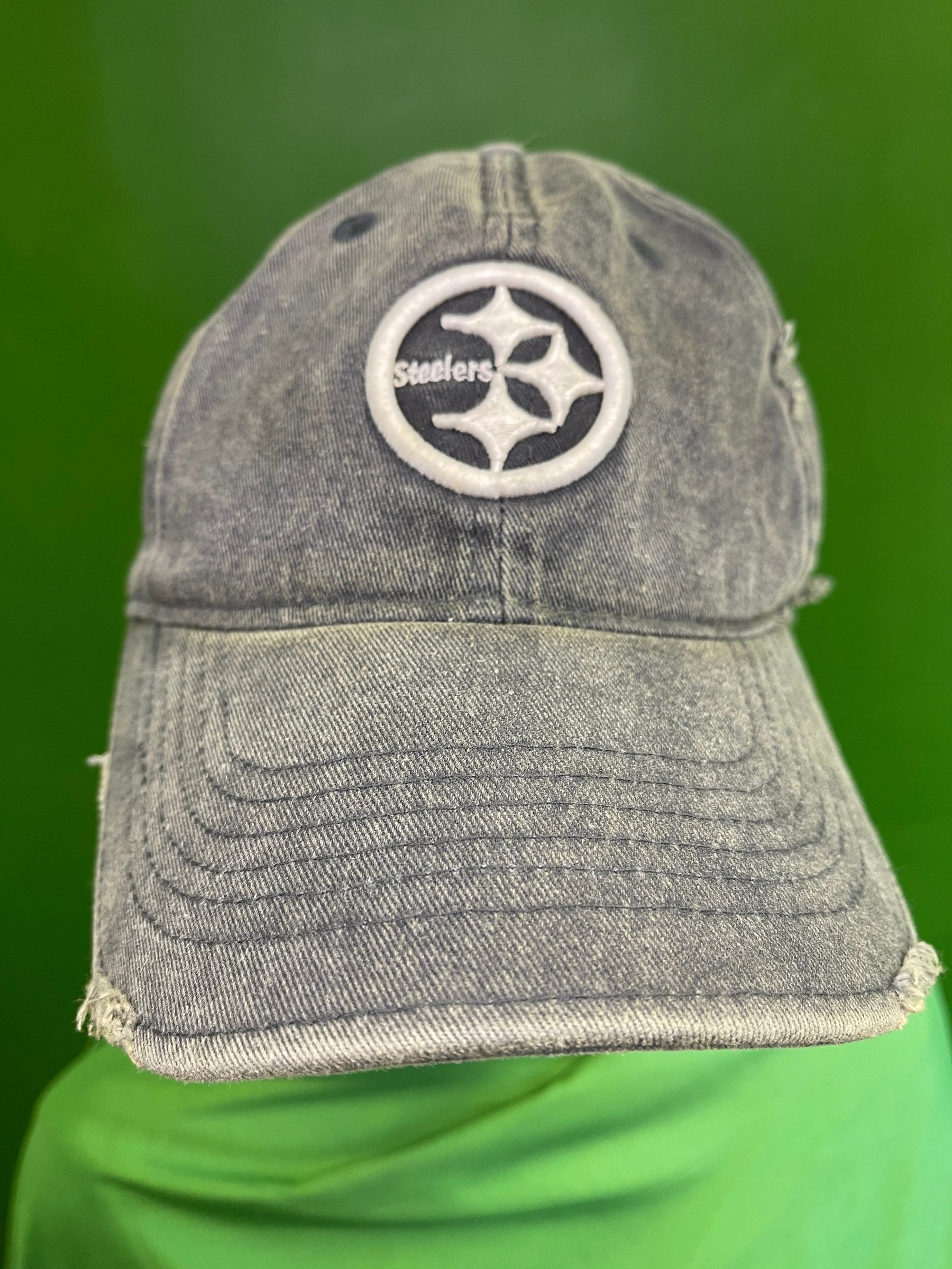 NFL Pittsburgh Steelers Weathered Grey Hat/Cap Men's OSFA