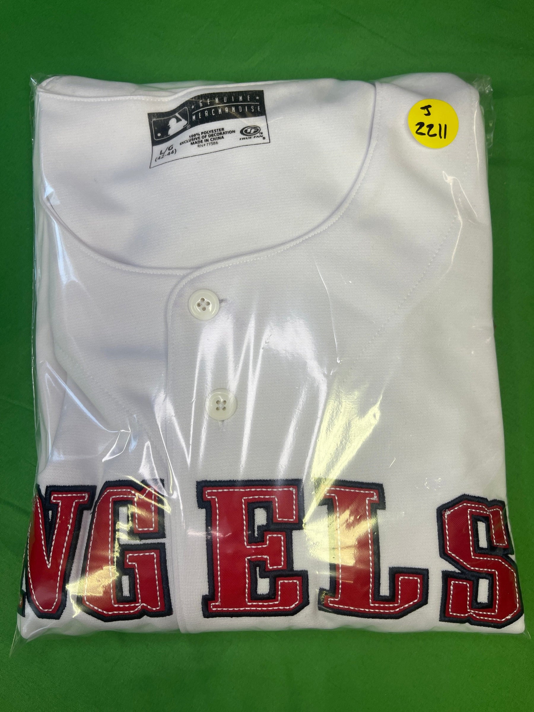 MLB Los Angeles Angels Baseball Jersey Men's Large 42-44