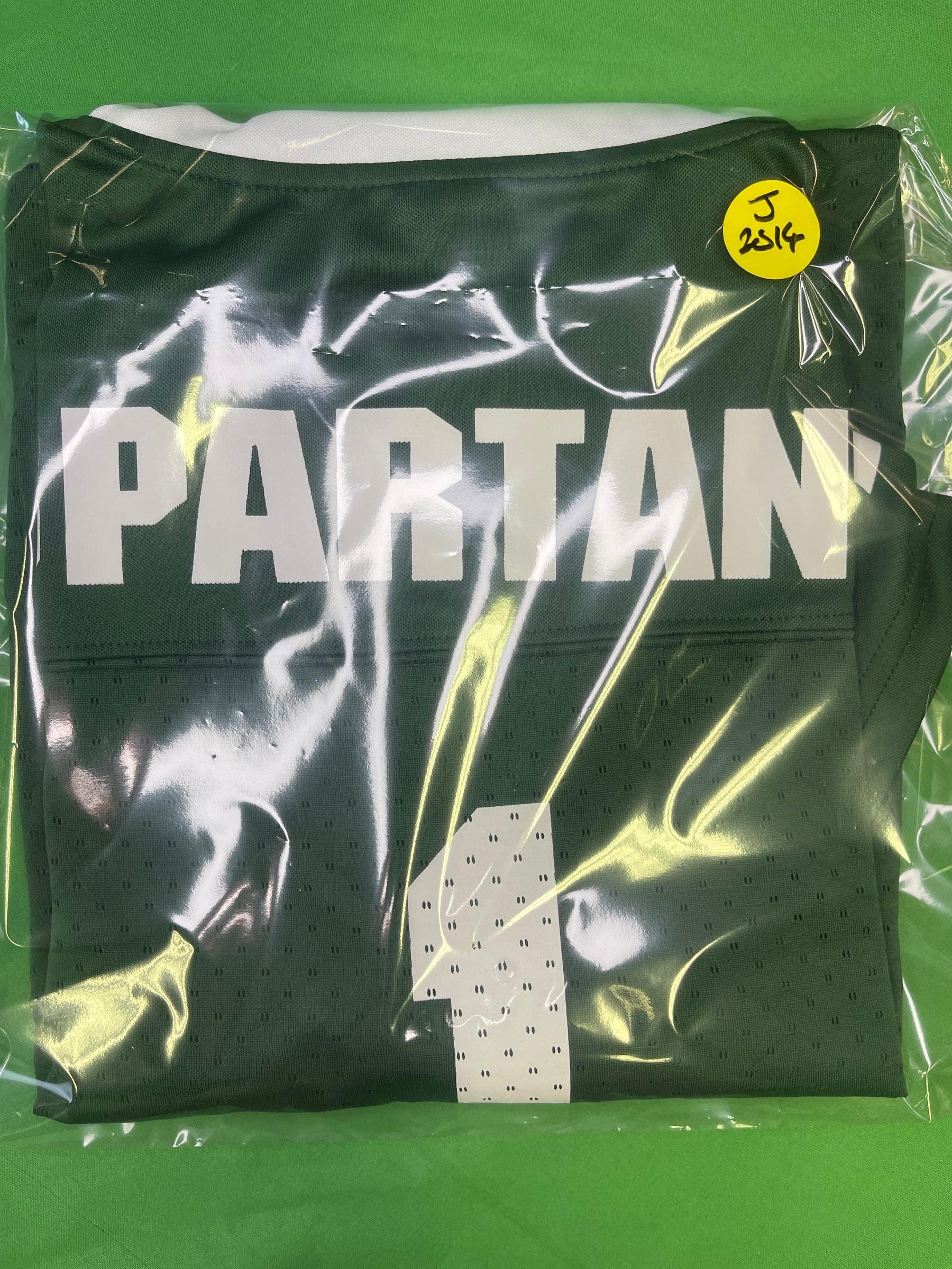 NCAA Michigan State Spartans #1 Jersey Youth Large 12-14