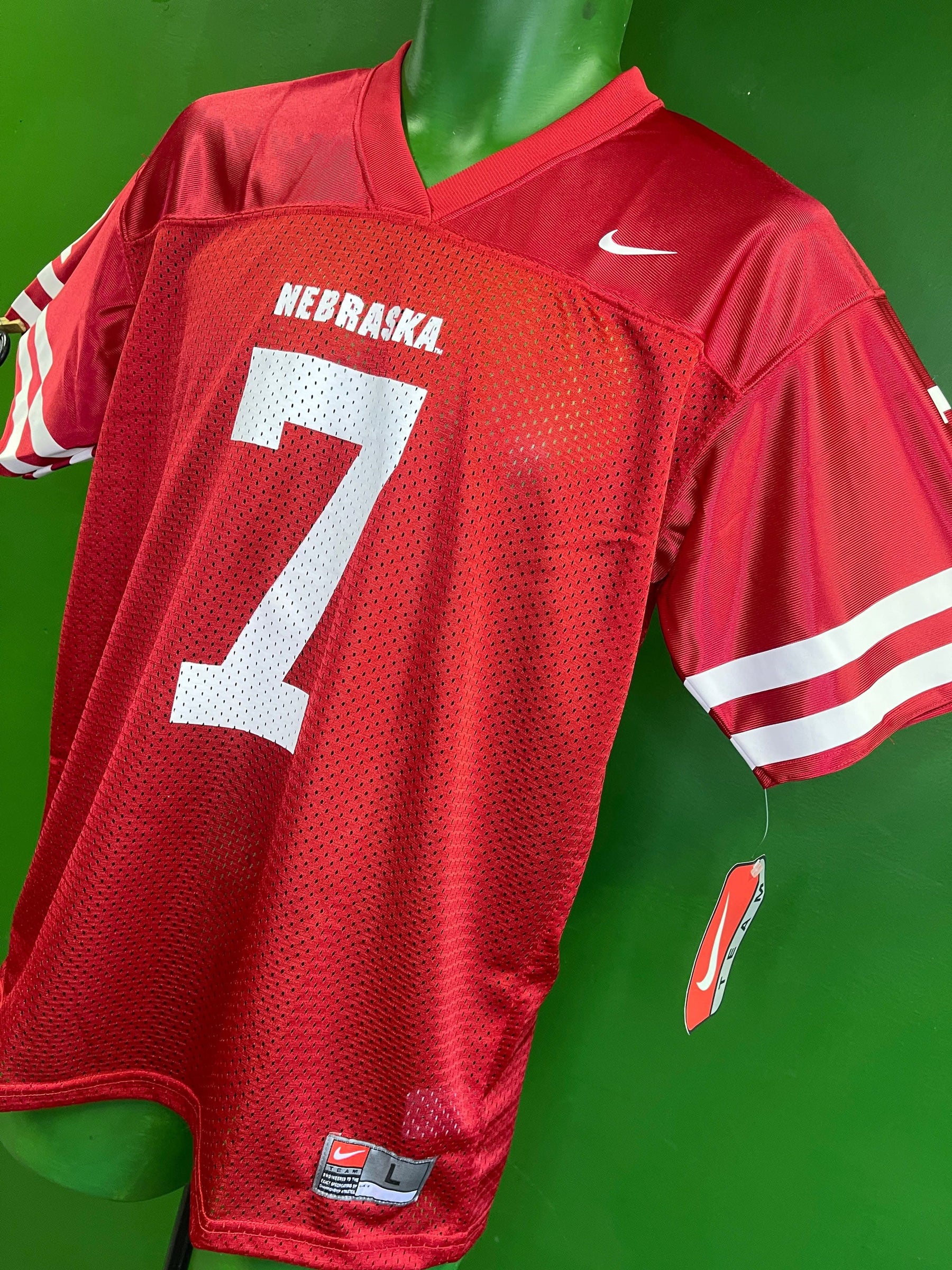 NCAA Nebraska Cornhuskers #7 Jersey Youth Large 16-18 NWT