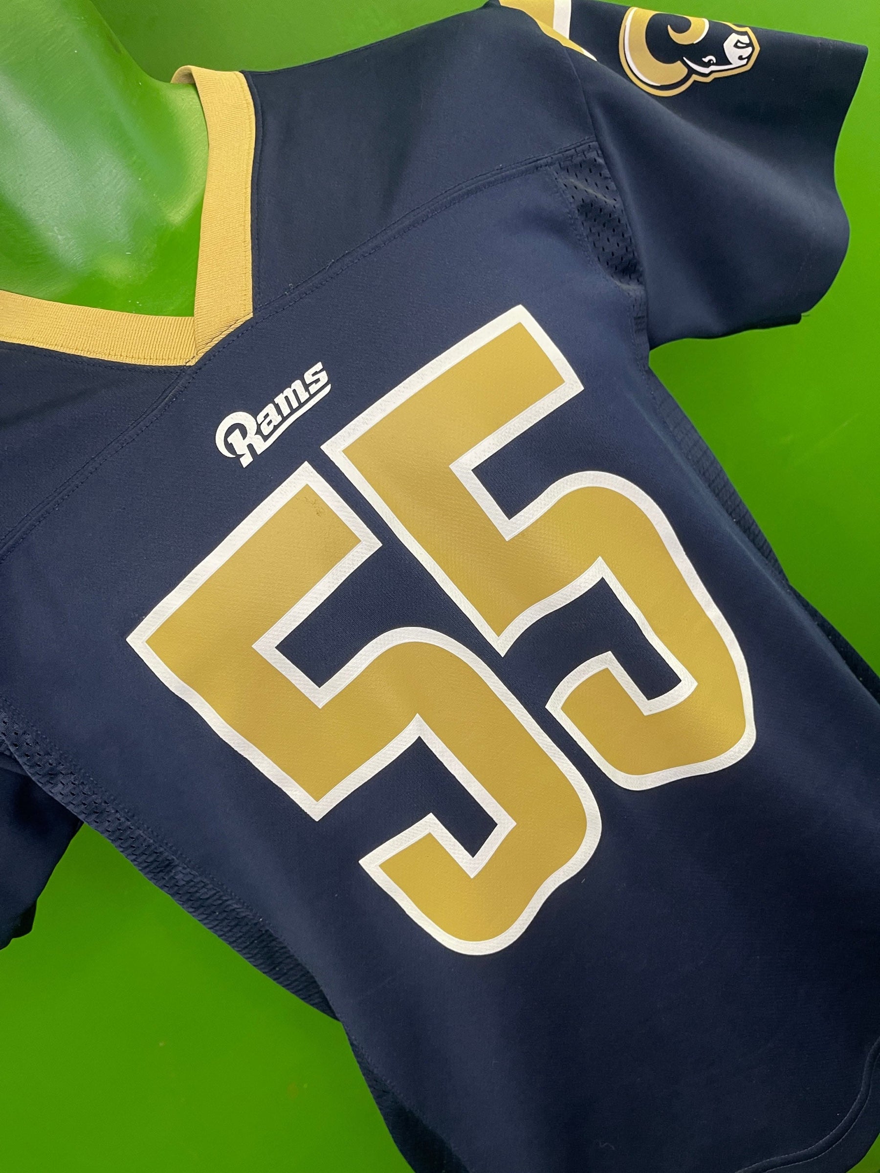 NFL Los Angeles Rams Laurinaitis #55 Jersey Youth Medium 10-12