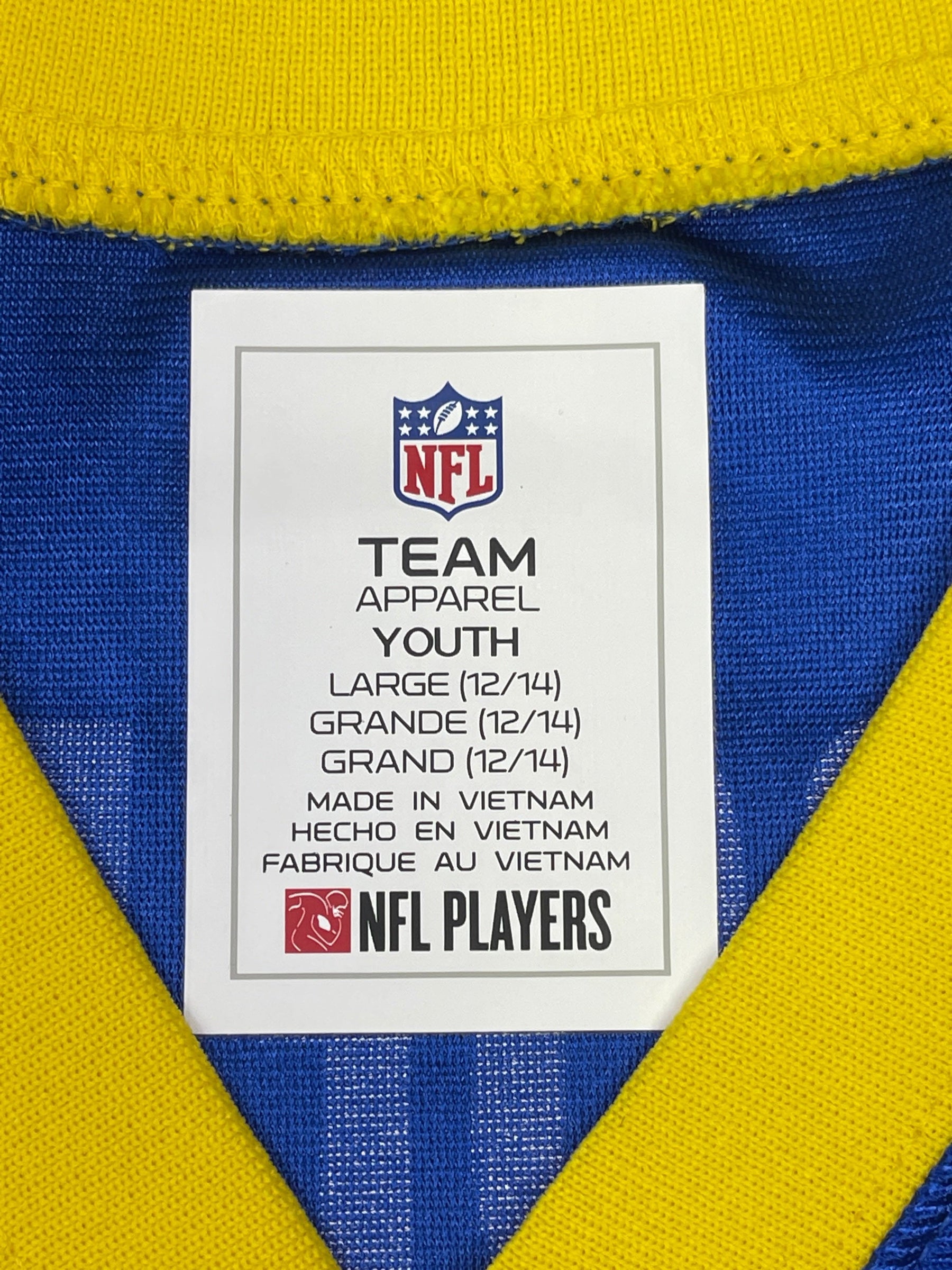 NFL Los Angeles Rams Jared Goff #16 Jersey Youth Large 12-14