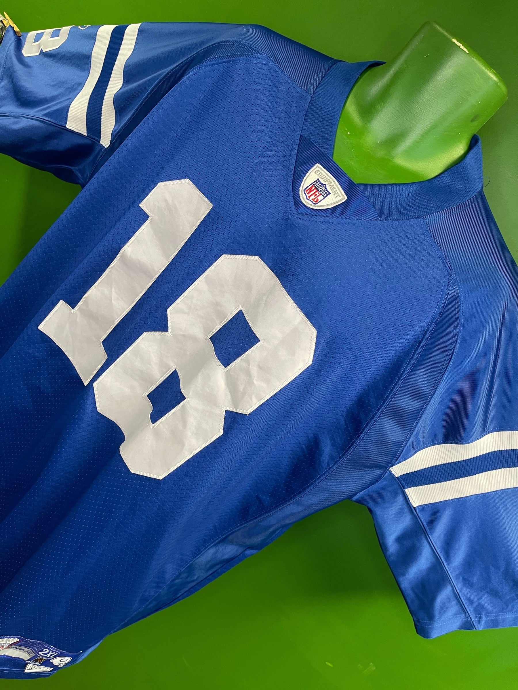 NFL Indianapolis Colts Peyton Manning #18 Reebok Stitched Jersey Men's 2X-Large