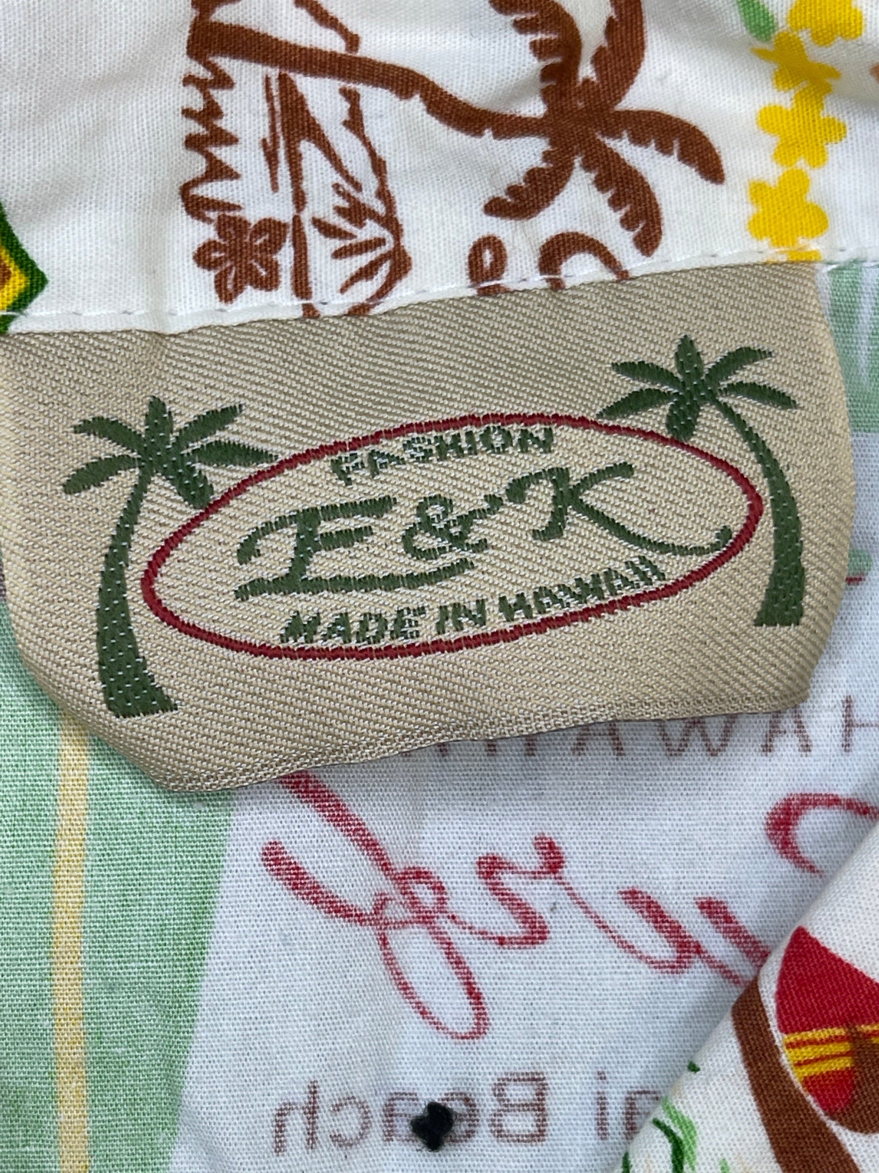 Made in Hawaii Surfing Location Print Hawaiian Aloha Shirt Youth X-Small 4