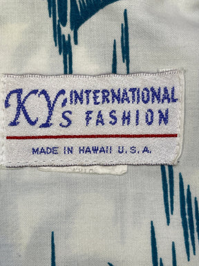 Made in Hawaii White Hawaiian Aloha Shirt Men's Small