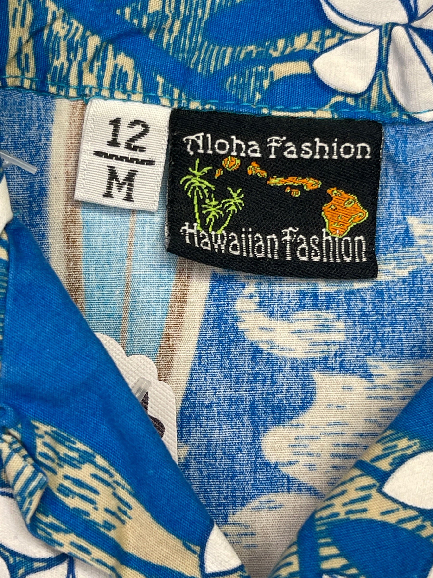 Made in Hawaii Button Up Vintage Hawaiian Aloha Shirt Infant 12 Months