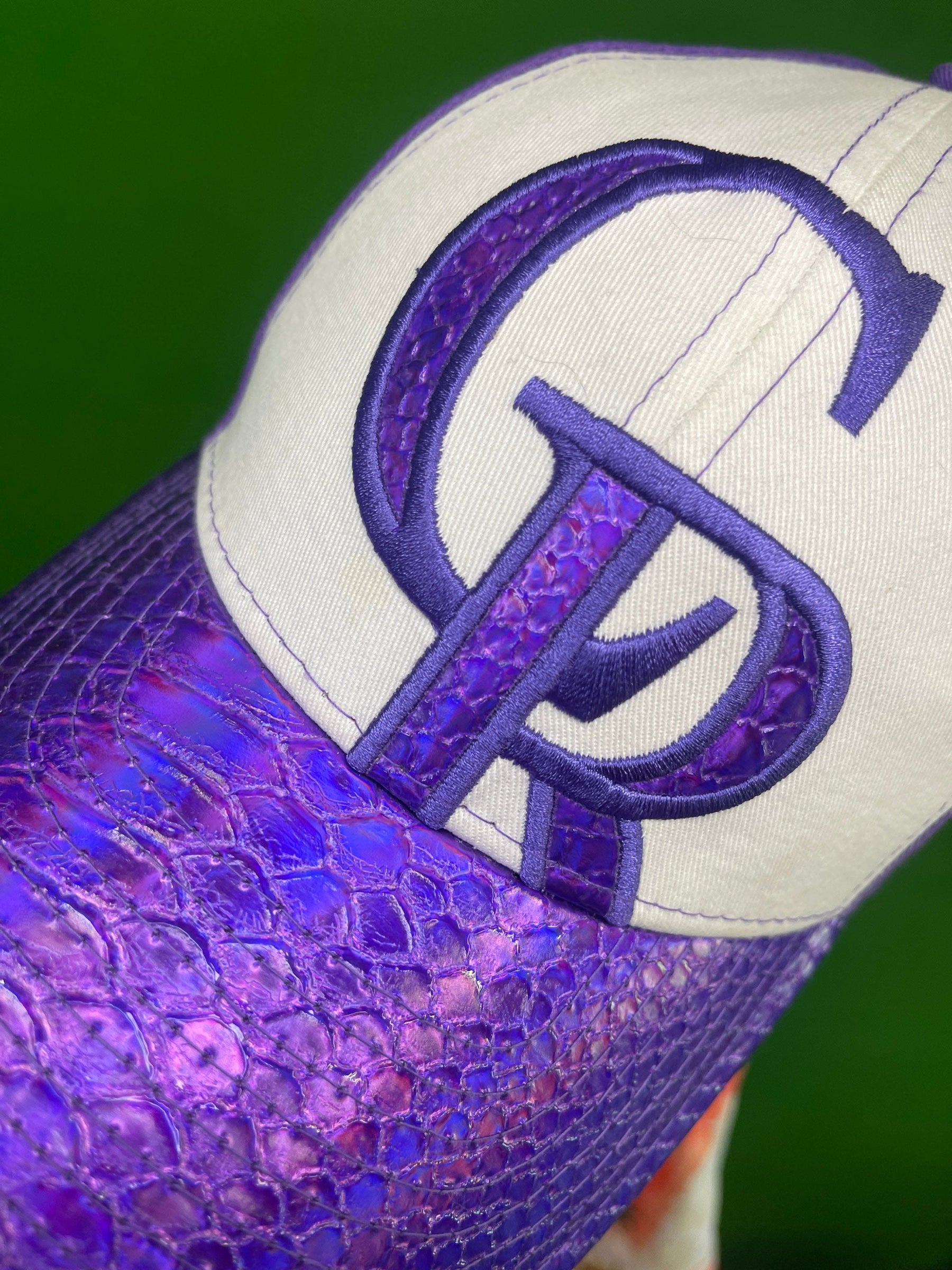 MLB Colorado Rockies New Era 9FORTY Purple Textured Hat/Cap Youth OSFA