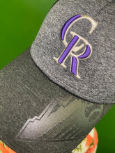 MLB Colorado Rockies New Era 39THIRTY Grey/Black Hat/Cap Youth OSFA