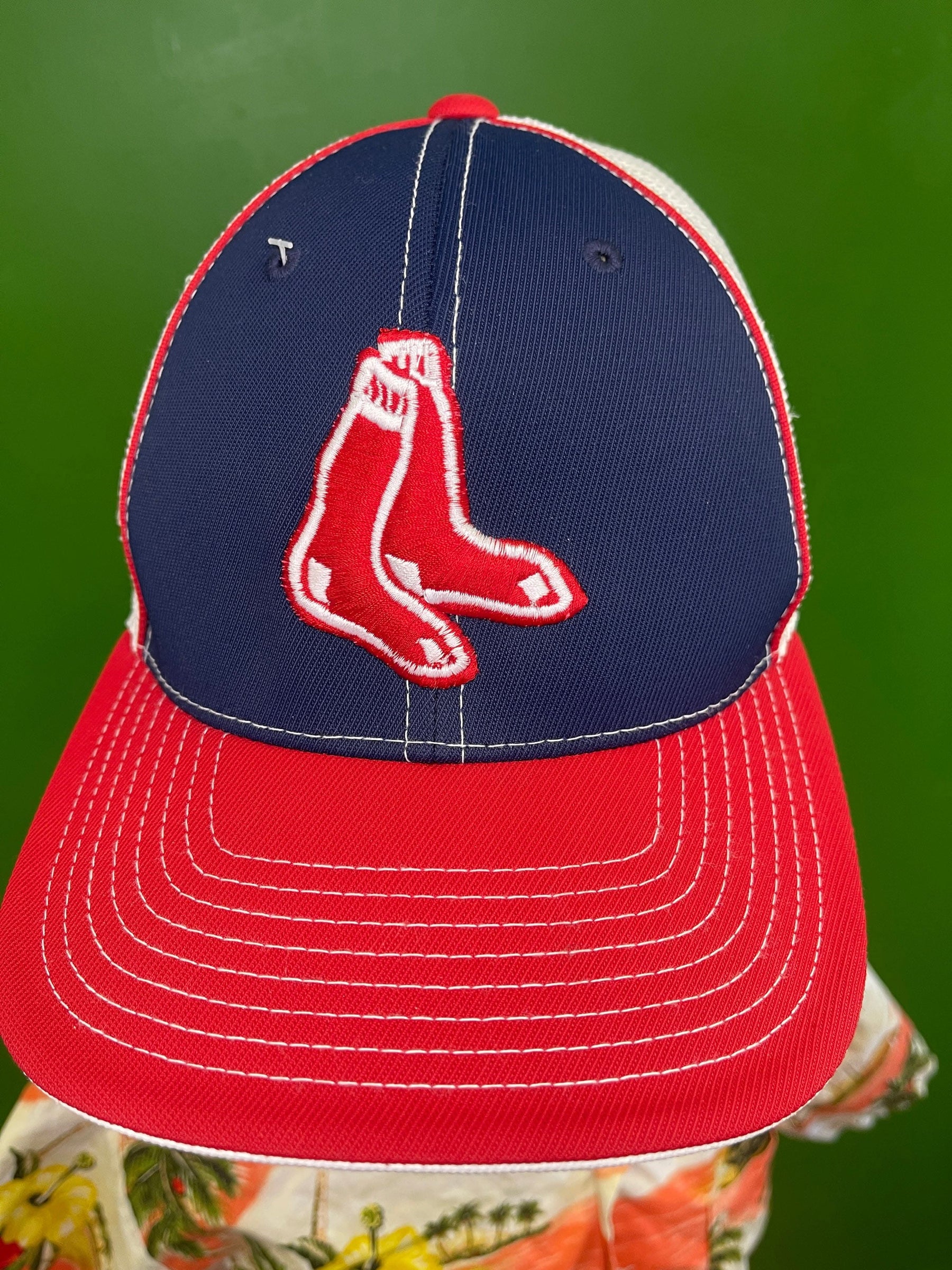 MLB Boston Red Sox Mesh Colour Blocked Hat/Cap Small/Medium