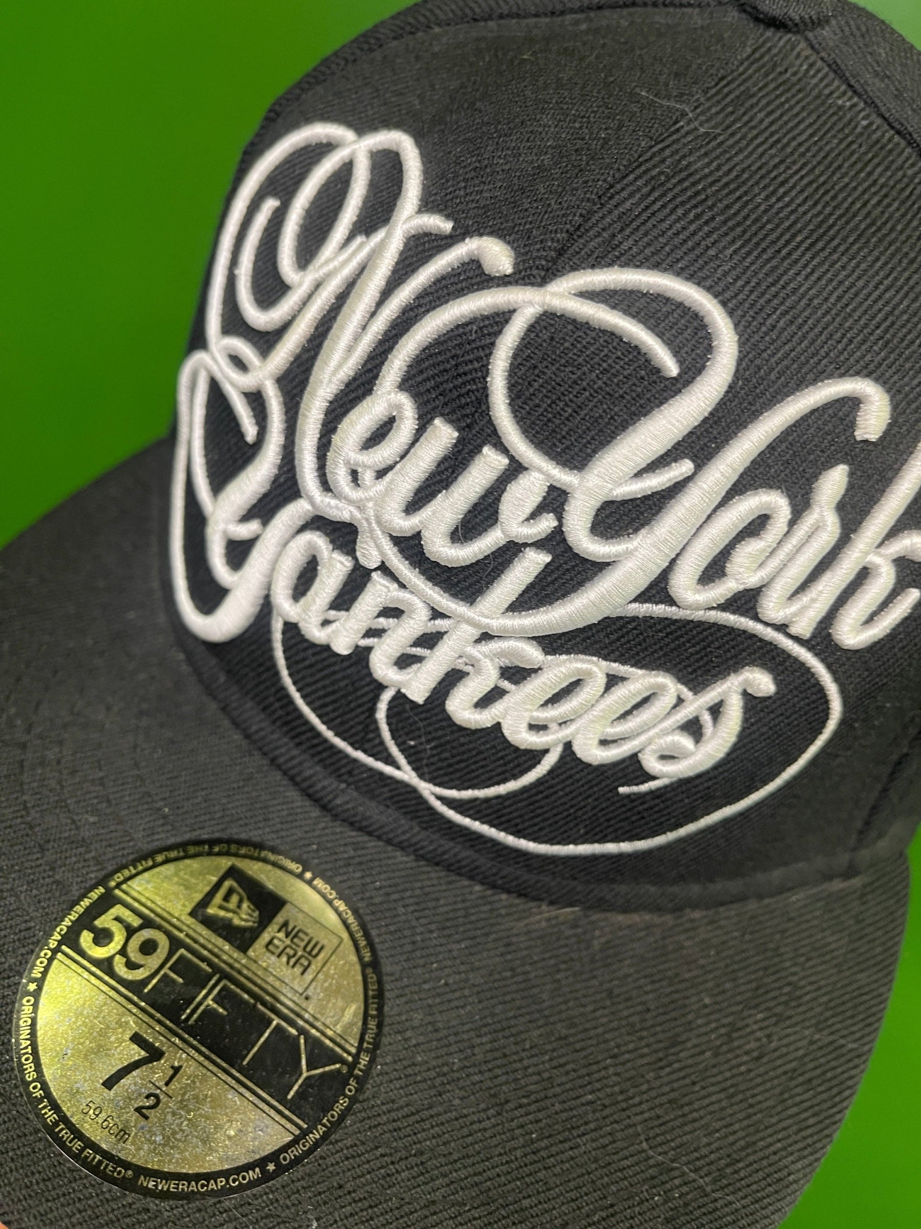 MLB New York Yankees New Era 59FIFTY Cap/Hat Black Size 7-1/2 NWT