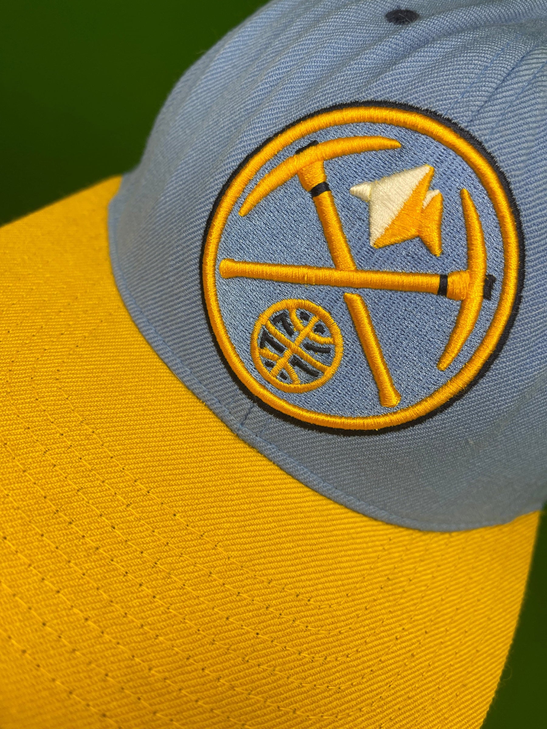 NBA Denver Nuggets Mitchell & Ness Wool Baseball Cap/Hat Size 7-3/8
