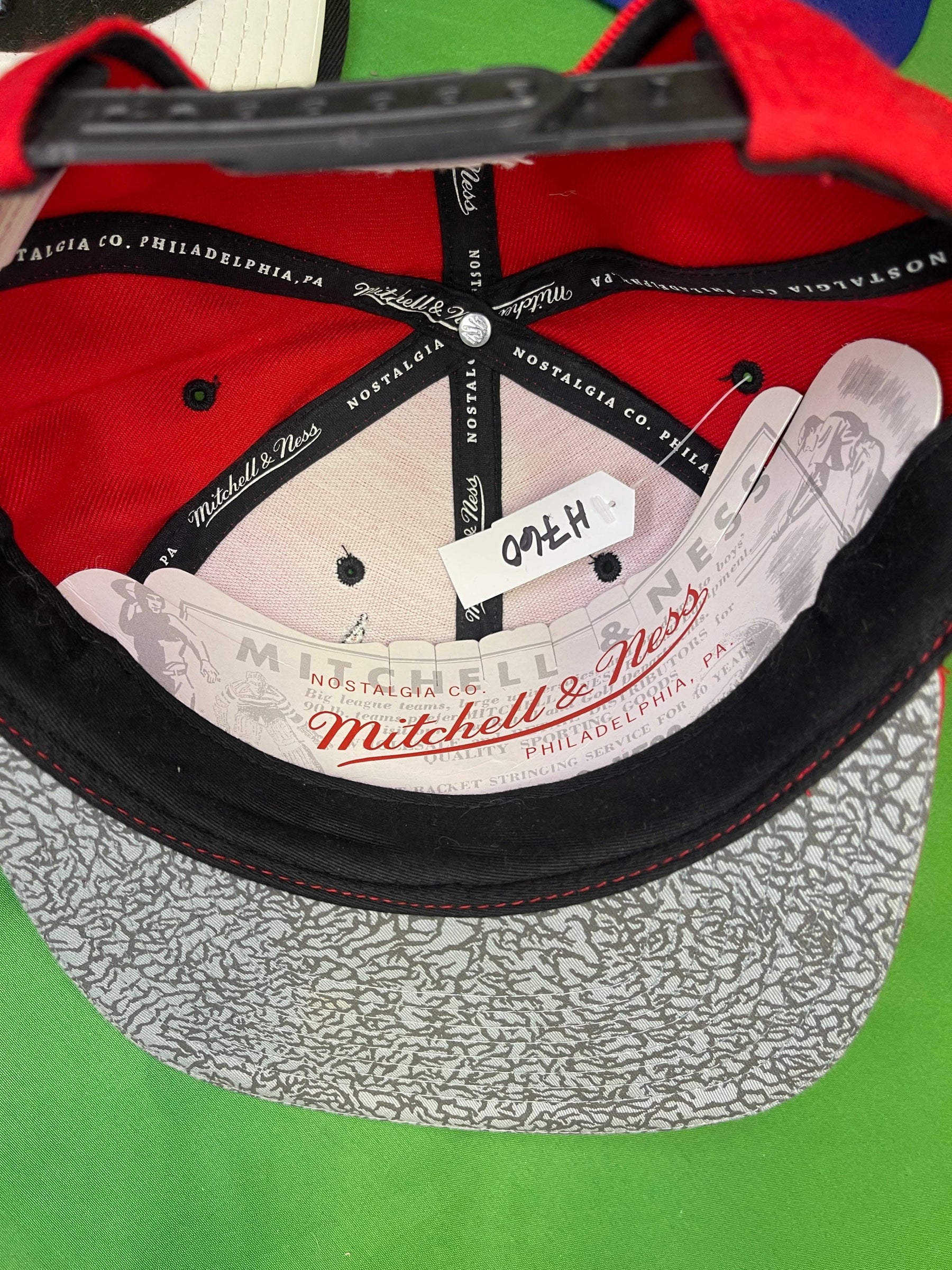 NBA Chicago Bulls Mitchell & Ness Baseball Cap/Hat Snapback OSFM NWT