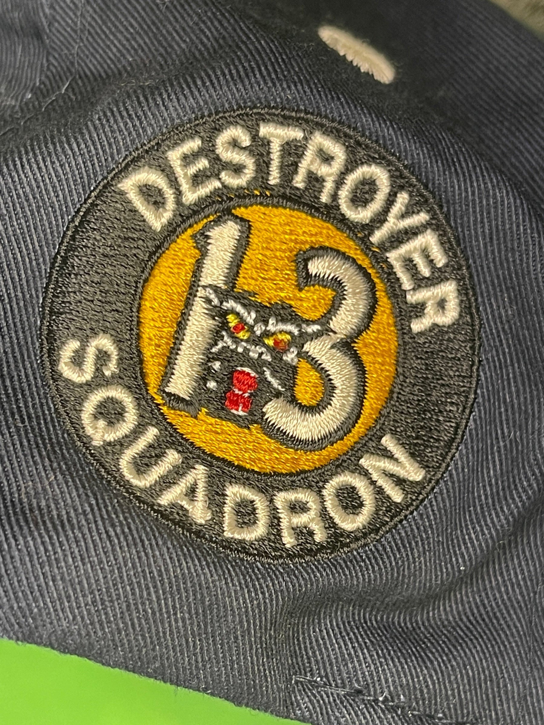 Korean War Veteran Hat/Cap USS Blue DD 744 Destroyer Squadron 13