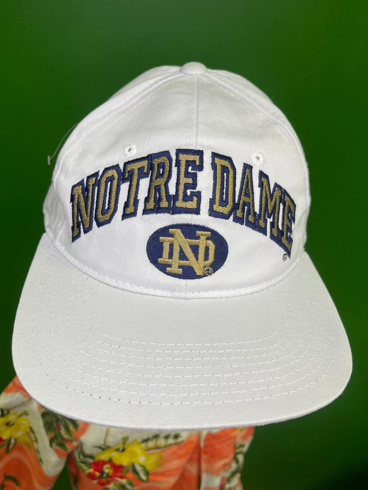 NCAA Notre Dame Fighting Irish Zephyr Hat/Cap White Snapback OSFM