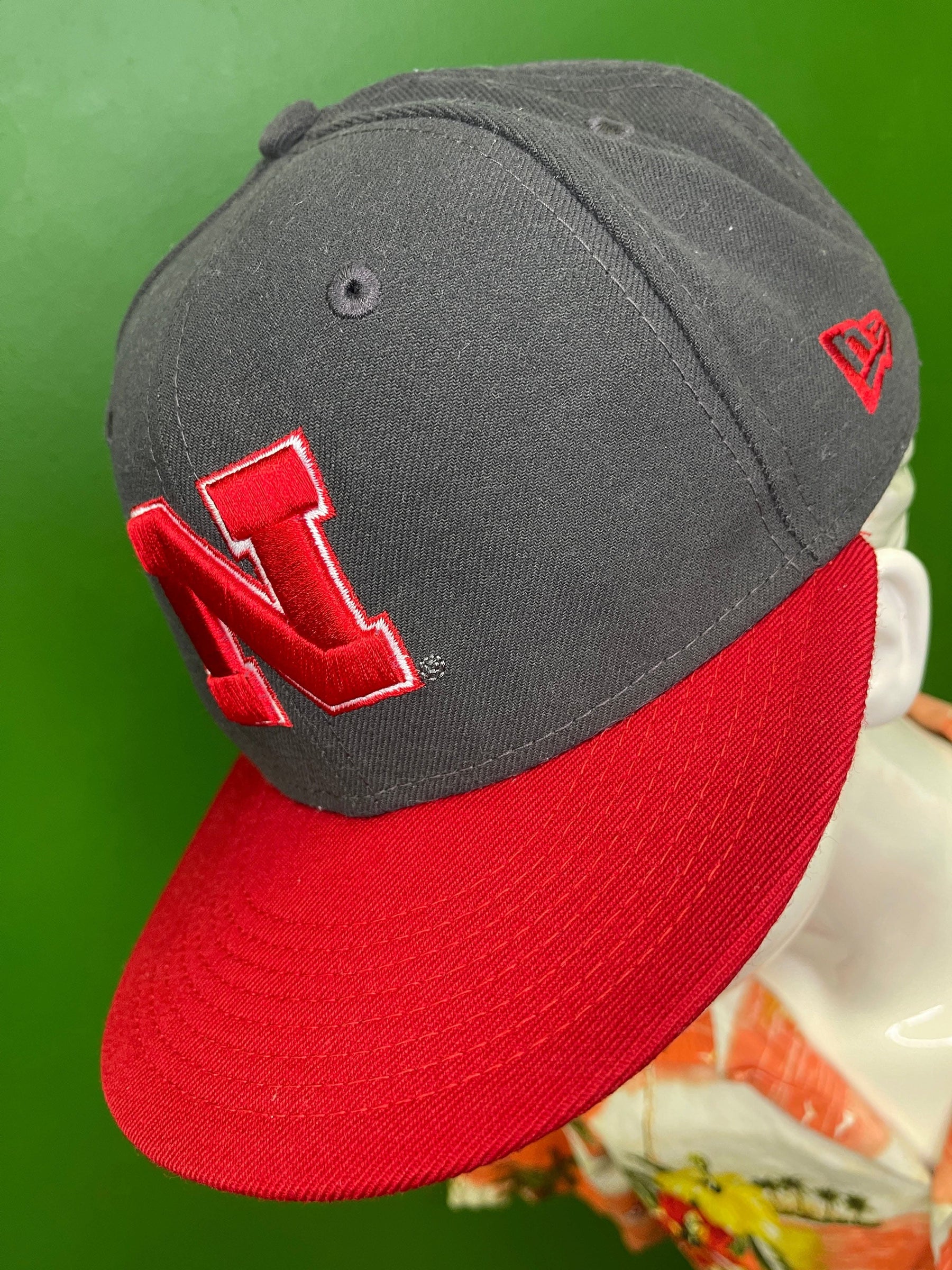 NCAA Nebraska Cornhuskers New Era 59FIFTY Baseball Cap/Hat Size 6-5/8 Youth