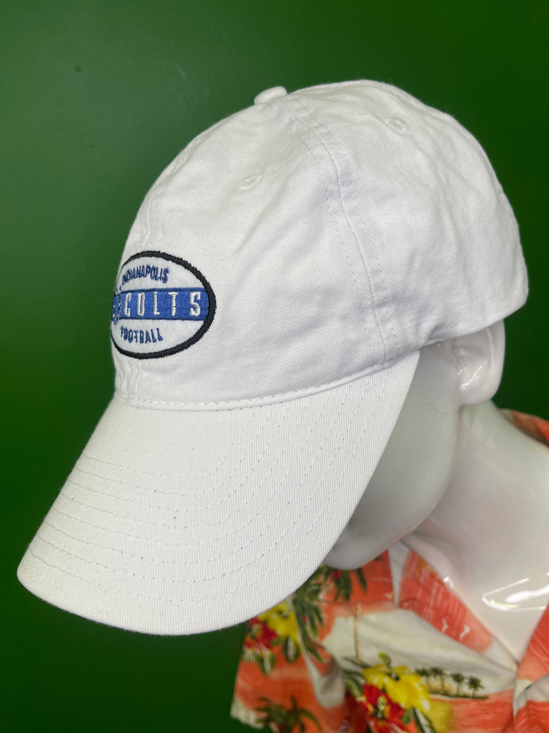 NFL Indianapolis Colts Vintage White Baseball Hat/Cap Women's OSFM