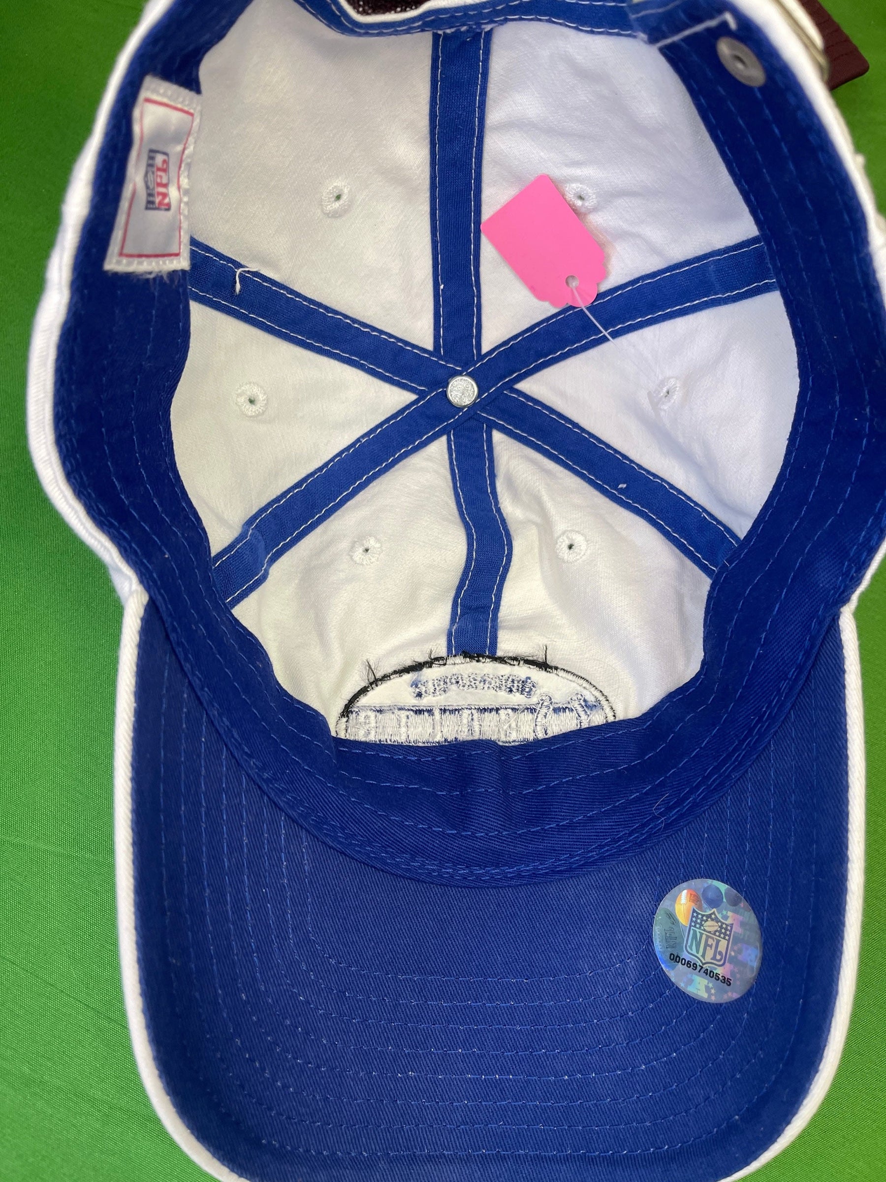 NFL Indianapolis Colts Vintage White Baseball Hat/Cap Women's OSFM