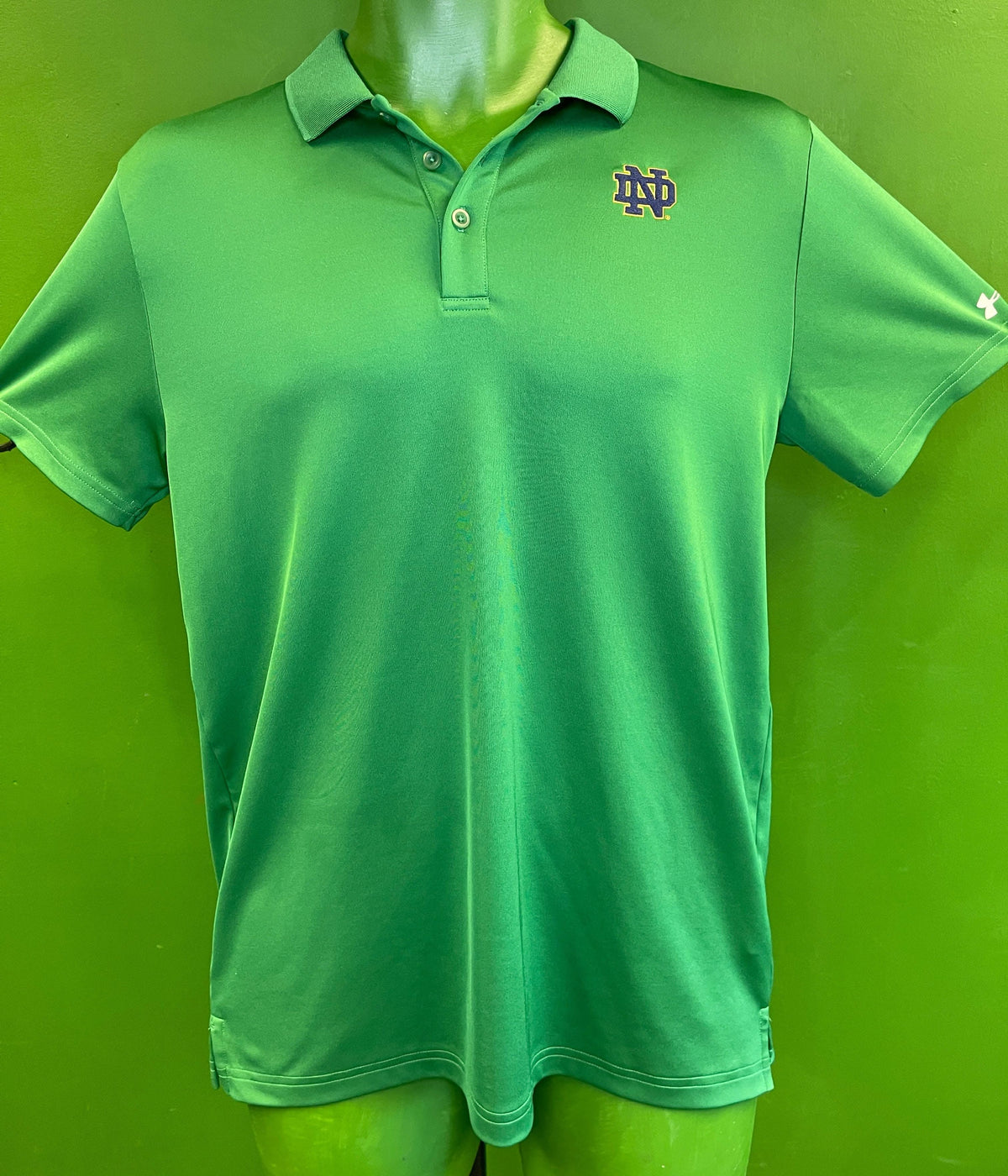 NCAA Notre Dame Fighting Irish Under Armour Golf Polo Shirt Youth X-Large 18-20