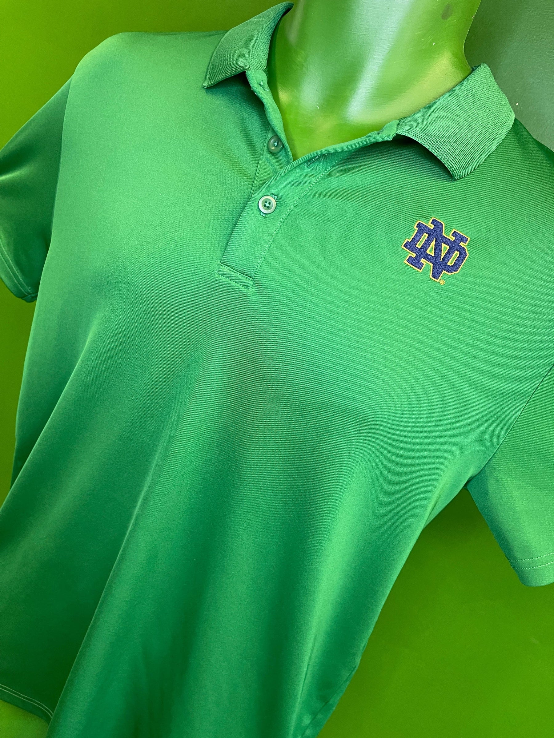 NCAA Notre Dame Fighting Irish Under Armour Golf Polo Shirt Youth X-Large 18-20
