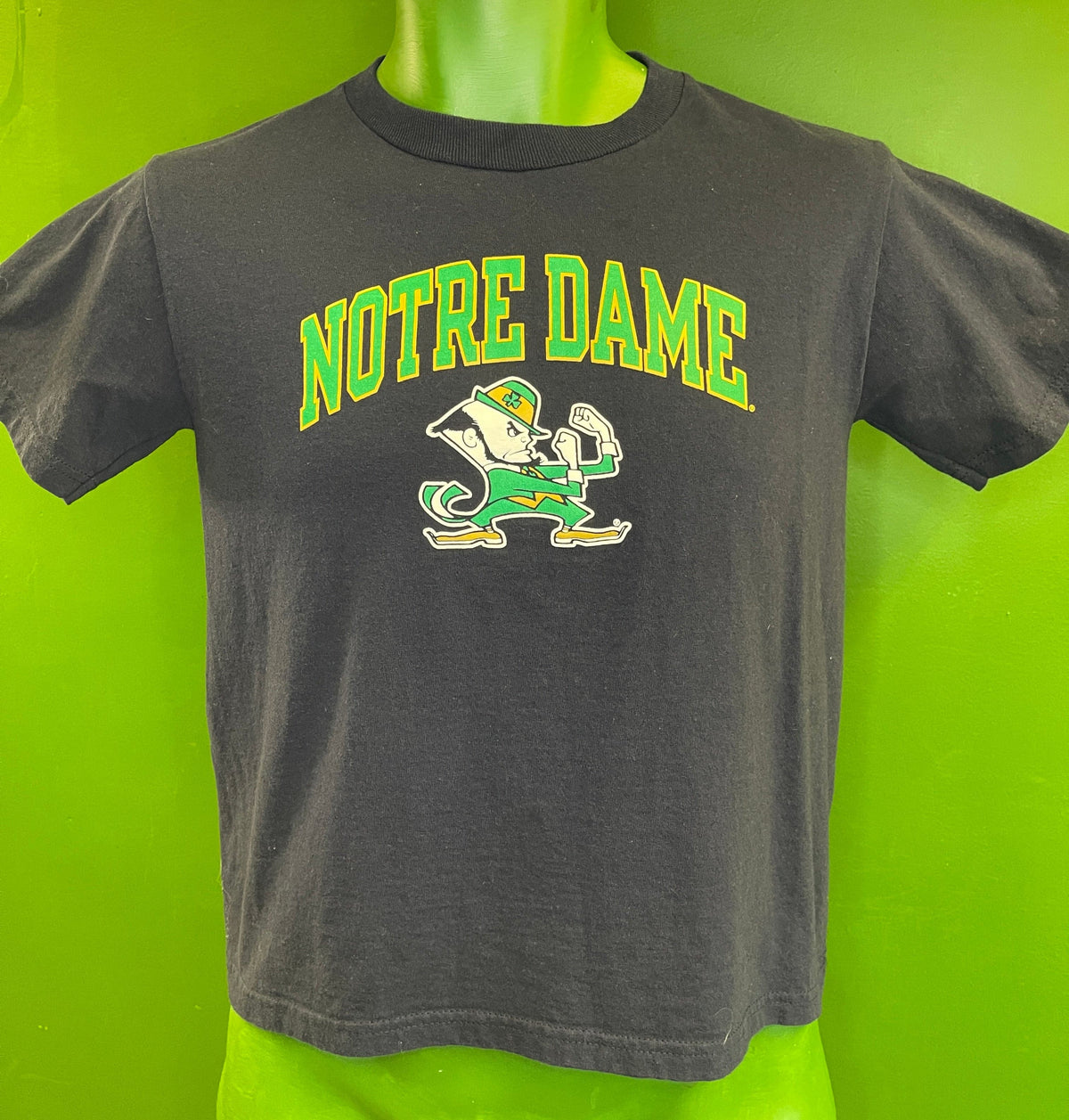 NCAA Notre Dame Fighting Irish Champion Blue Cotton T-Shirt Youth Small 6-7