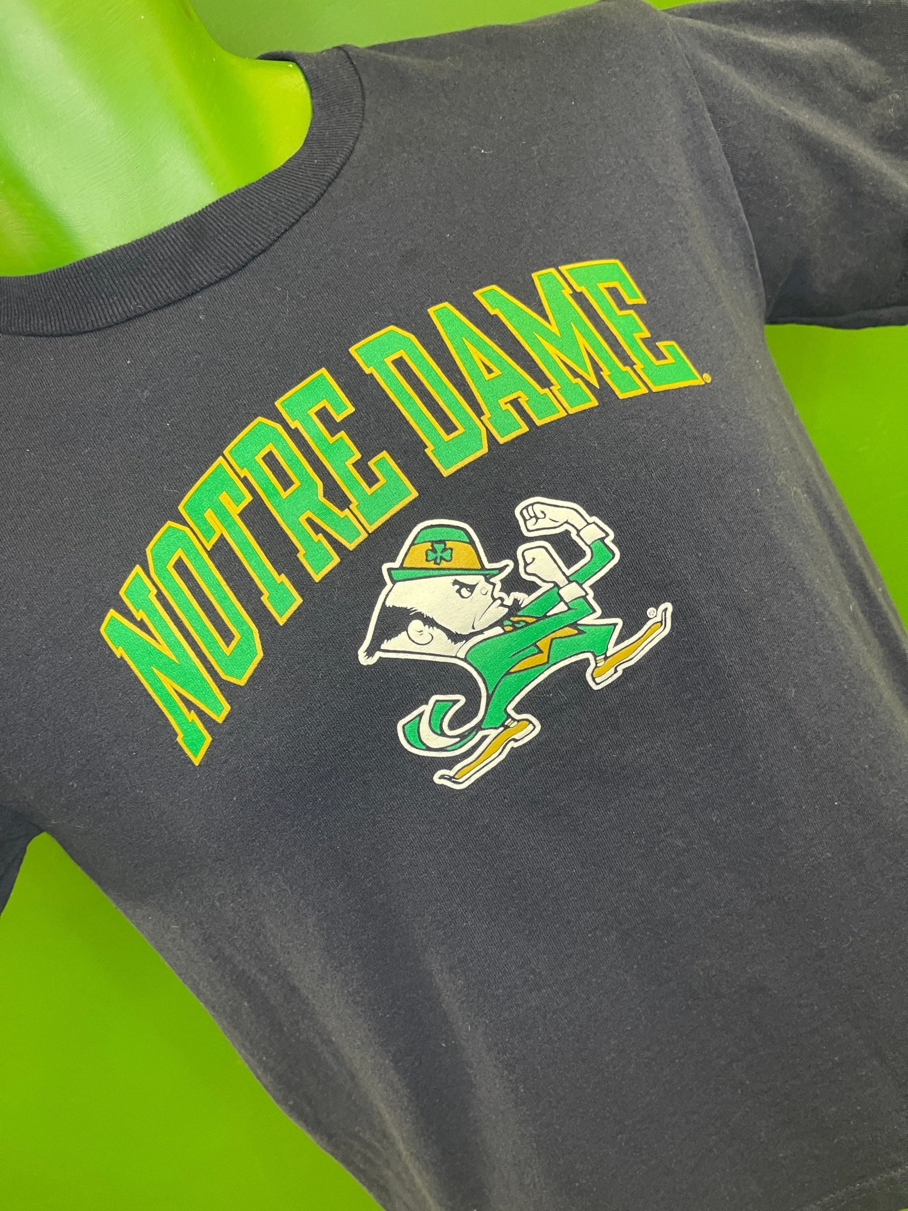 NCAA Notre Dame Fighting Irish Champion Blue Cotton T-Shirt Youth Small 6-7