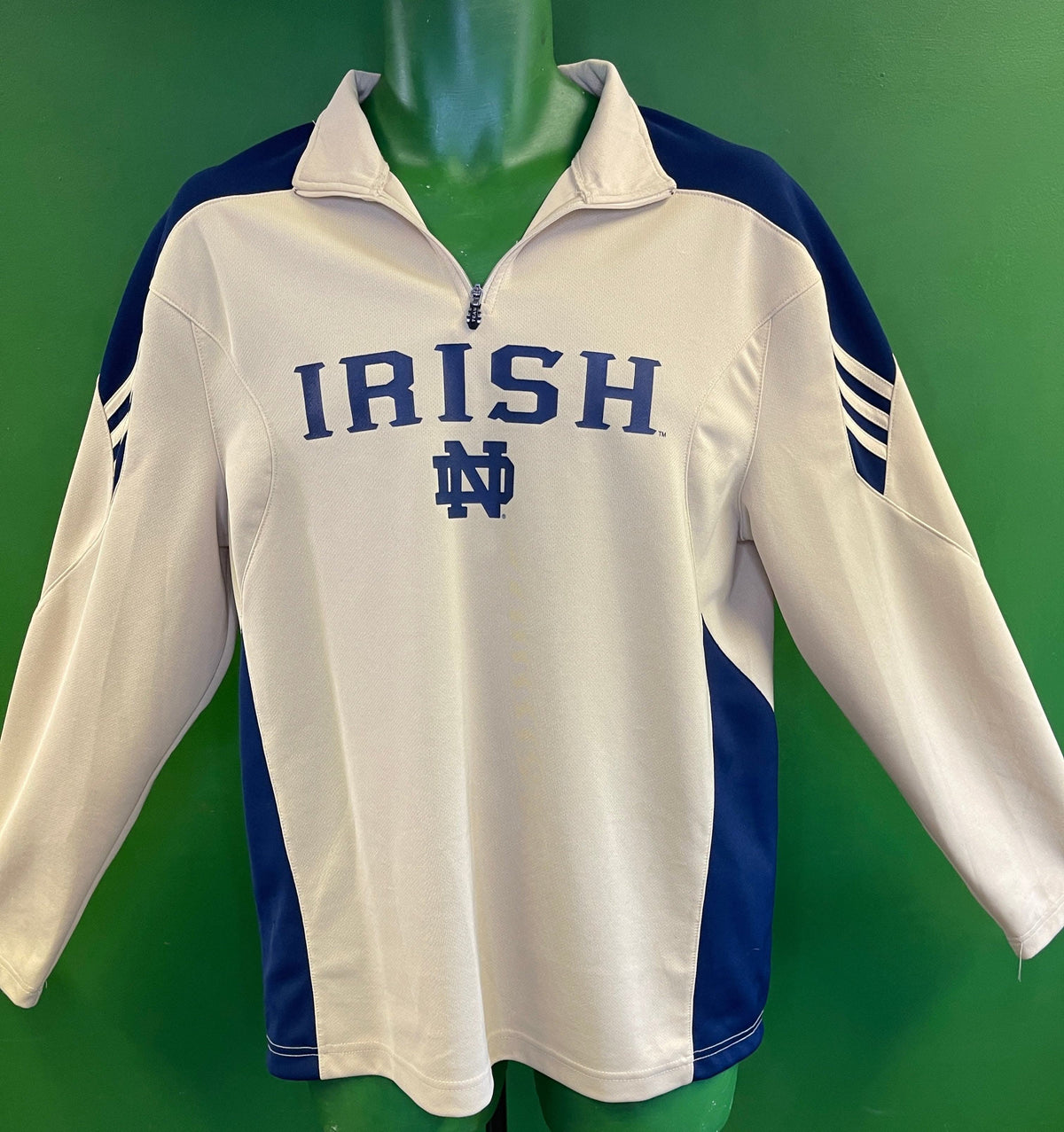 NCAA Notre Dame Fighting Irish 1/4 Zip Pullover Top Men's Small