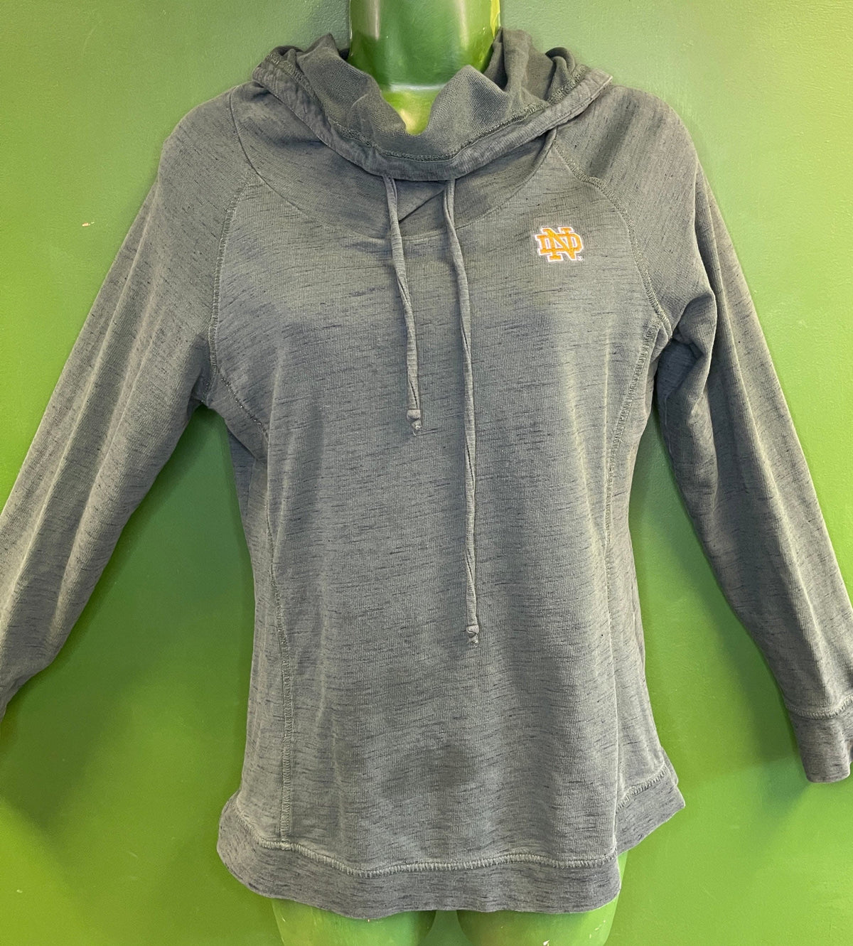 NCAA Notre Dame Fighting Irish Funnel Neck Hoodie Women's X-Small