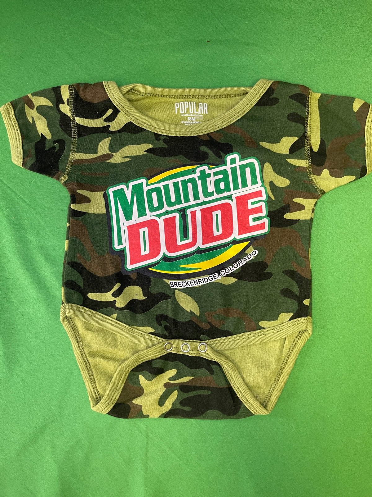 Mountain Dew Bodysuit/Vest 18 months