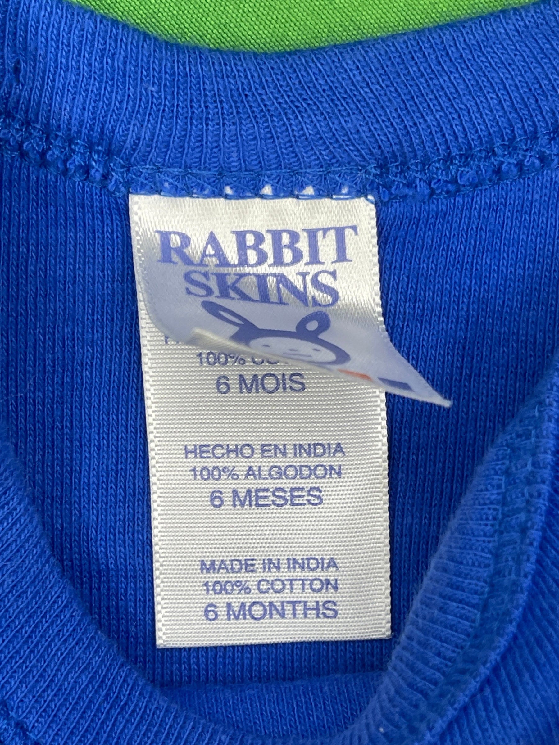 Western/Cowboy Blue Bodysuit/Vest 6 Months