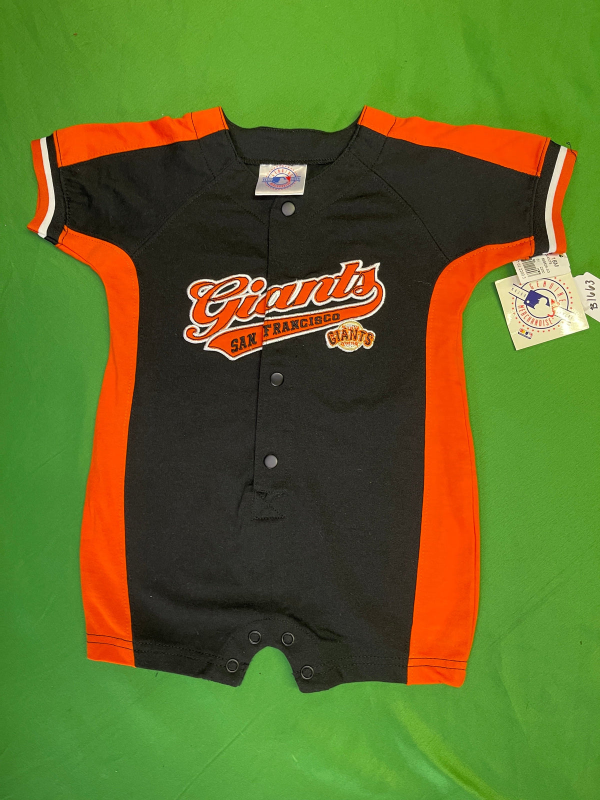 MLB San Francisco Giants Benitez Jersey-Style Play Outfit Toddler 18 Months NWT