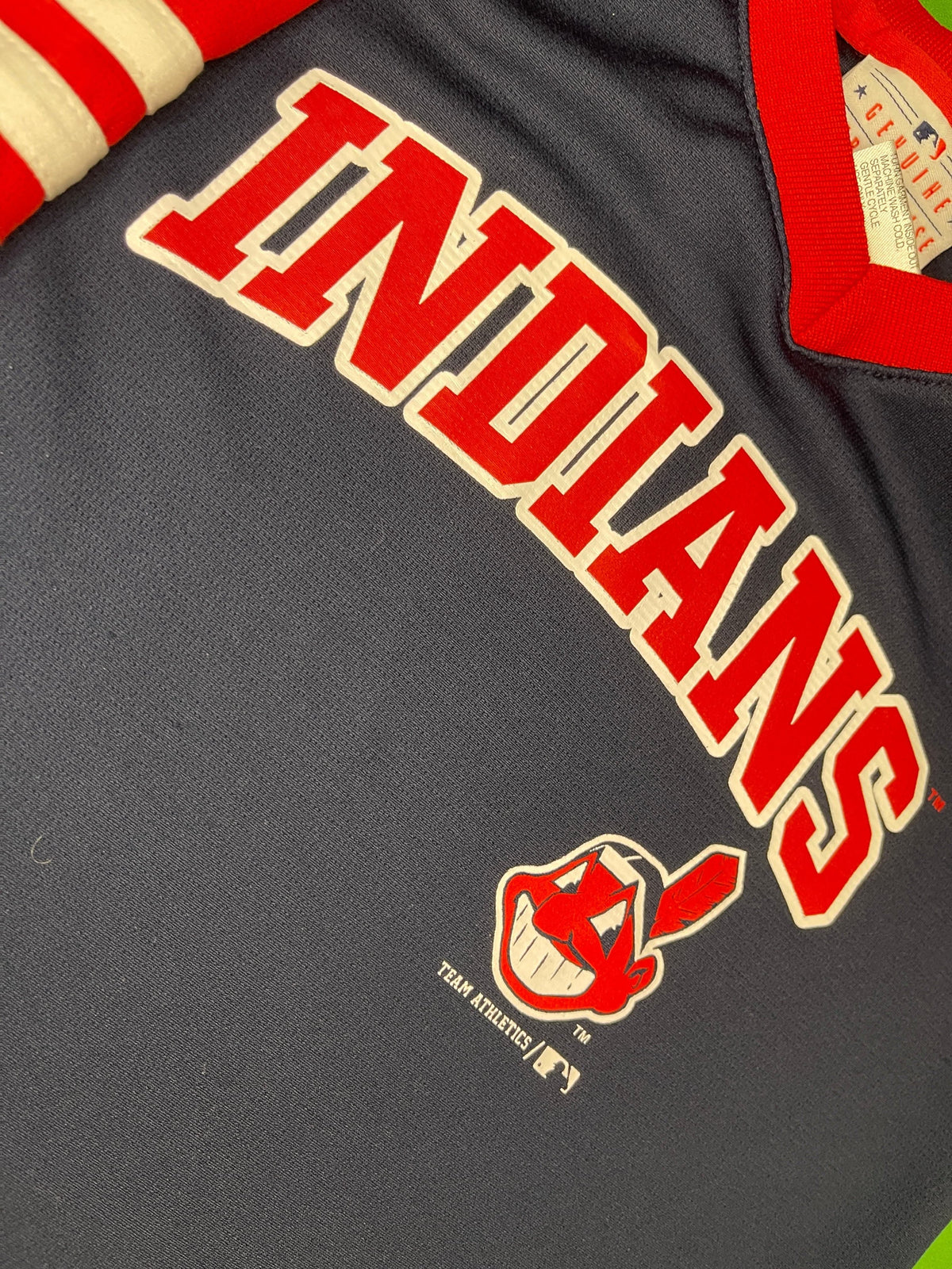 MLB Cleveland Guardians (Indians) Team Athletics Jersey-Style T-Shirt Youth X-Small 5-6