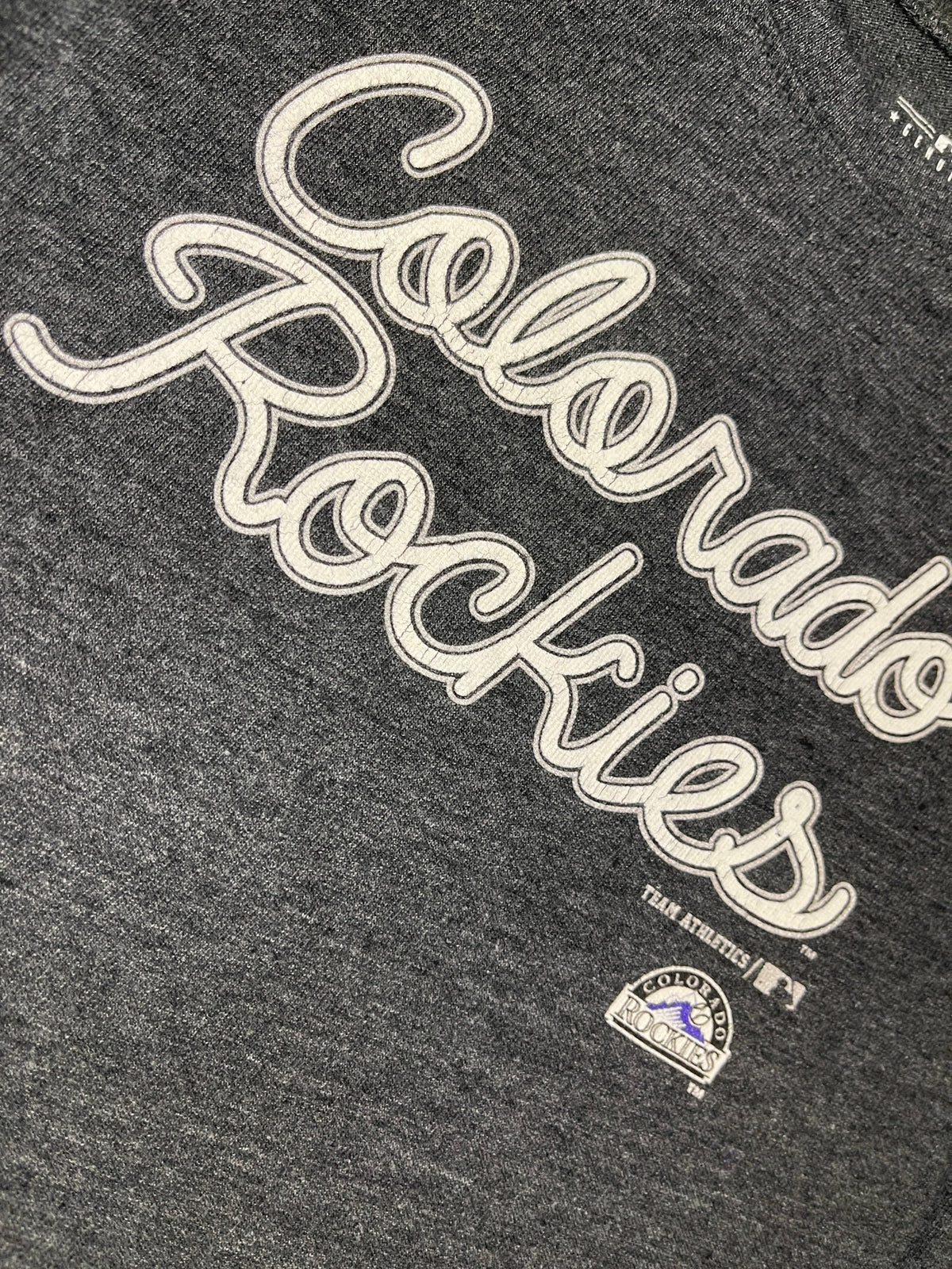 MLB Colorado Rockies Heathered Charcoal Grey T-Shirt Toddler 4T