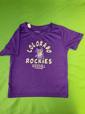 MLB Colorado Rockies Team Athletics Wicking-Style T-Shirt Toddler 4T